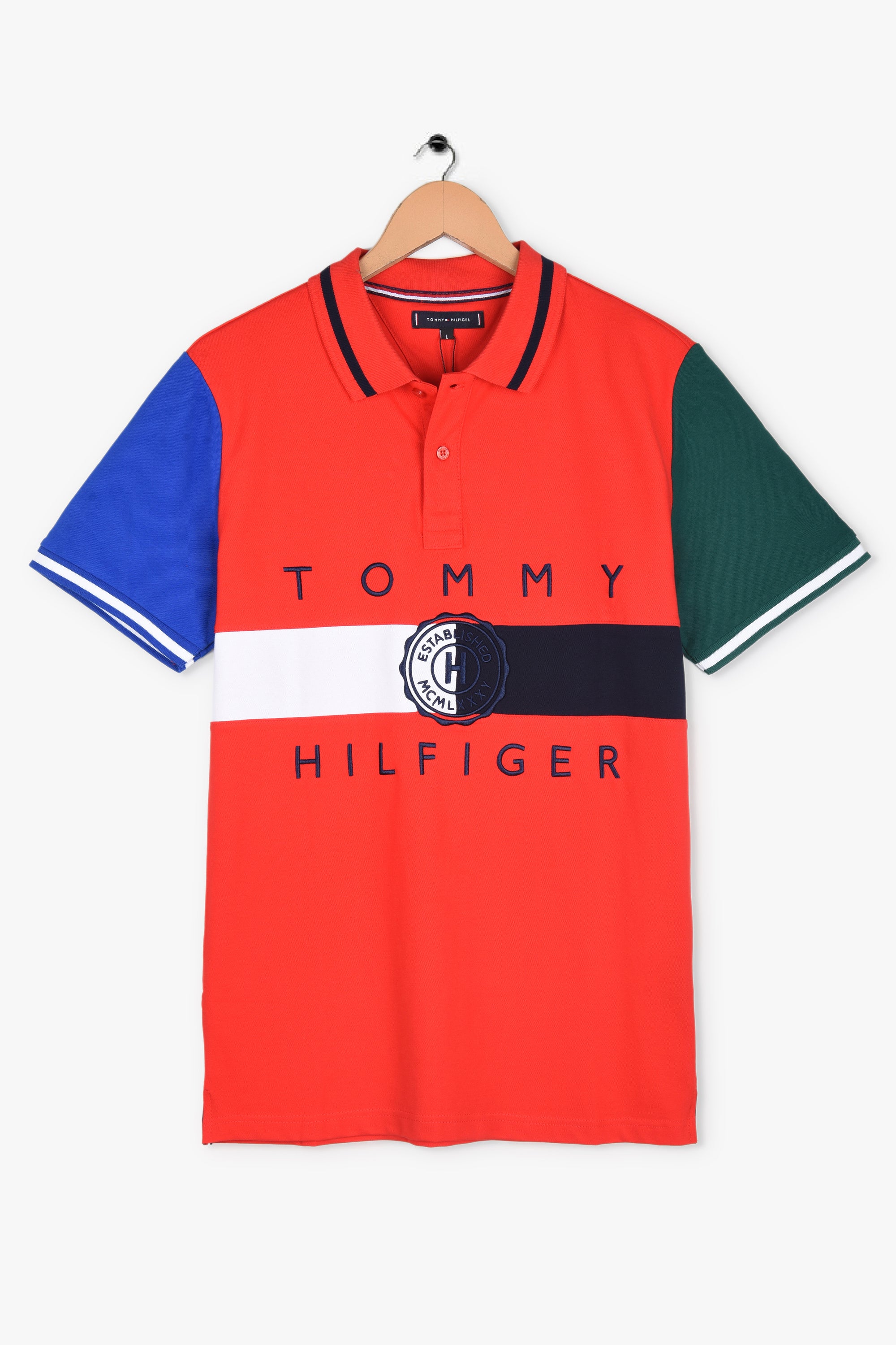 TOMMY COLOR BLOCK POLO