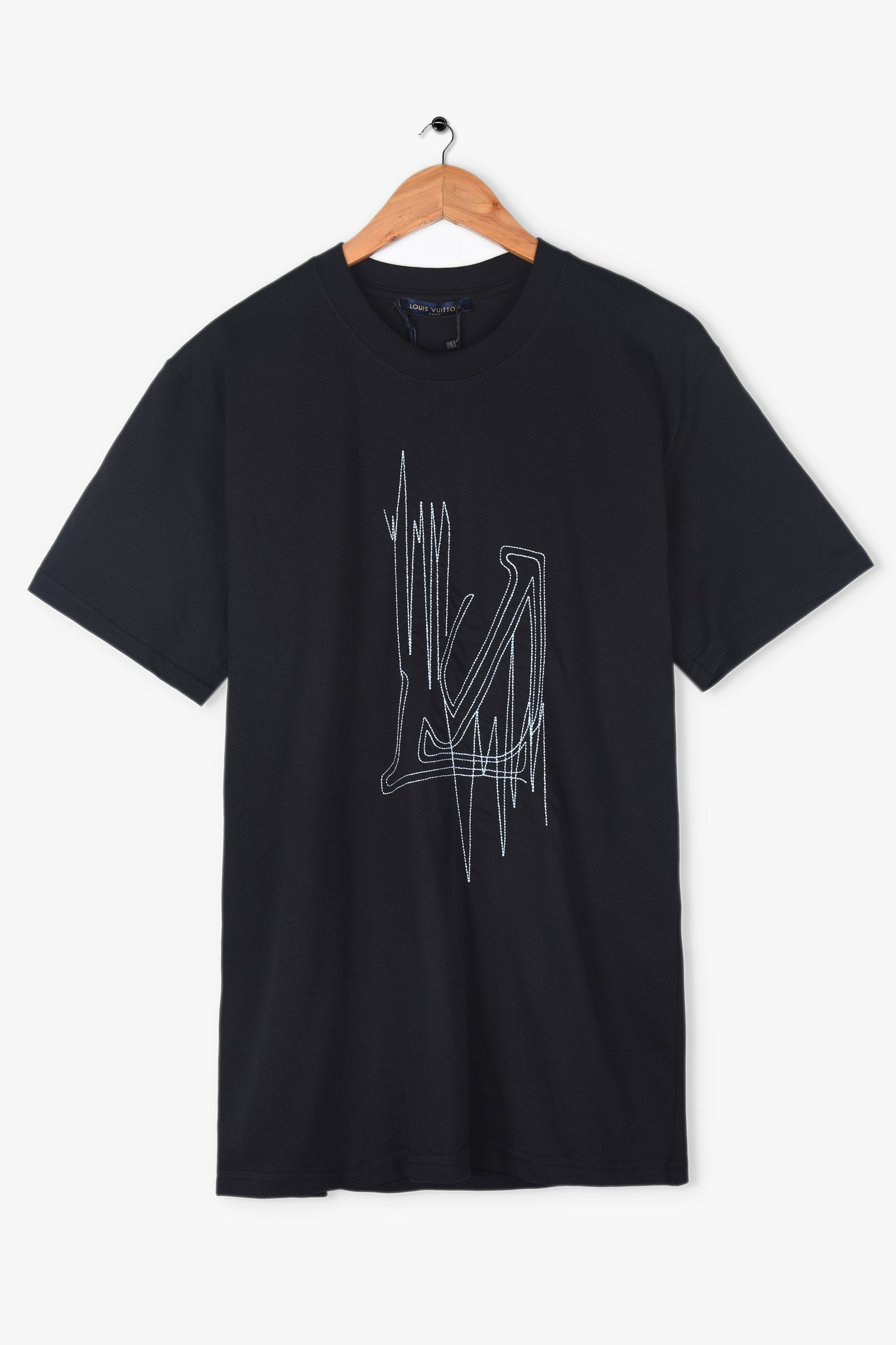 LV FREQUENCY TEE IN BLACK