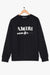 AMIRI MA BAR APPLIQUE LOGO SWEATSHIRT