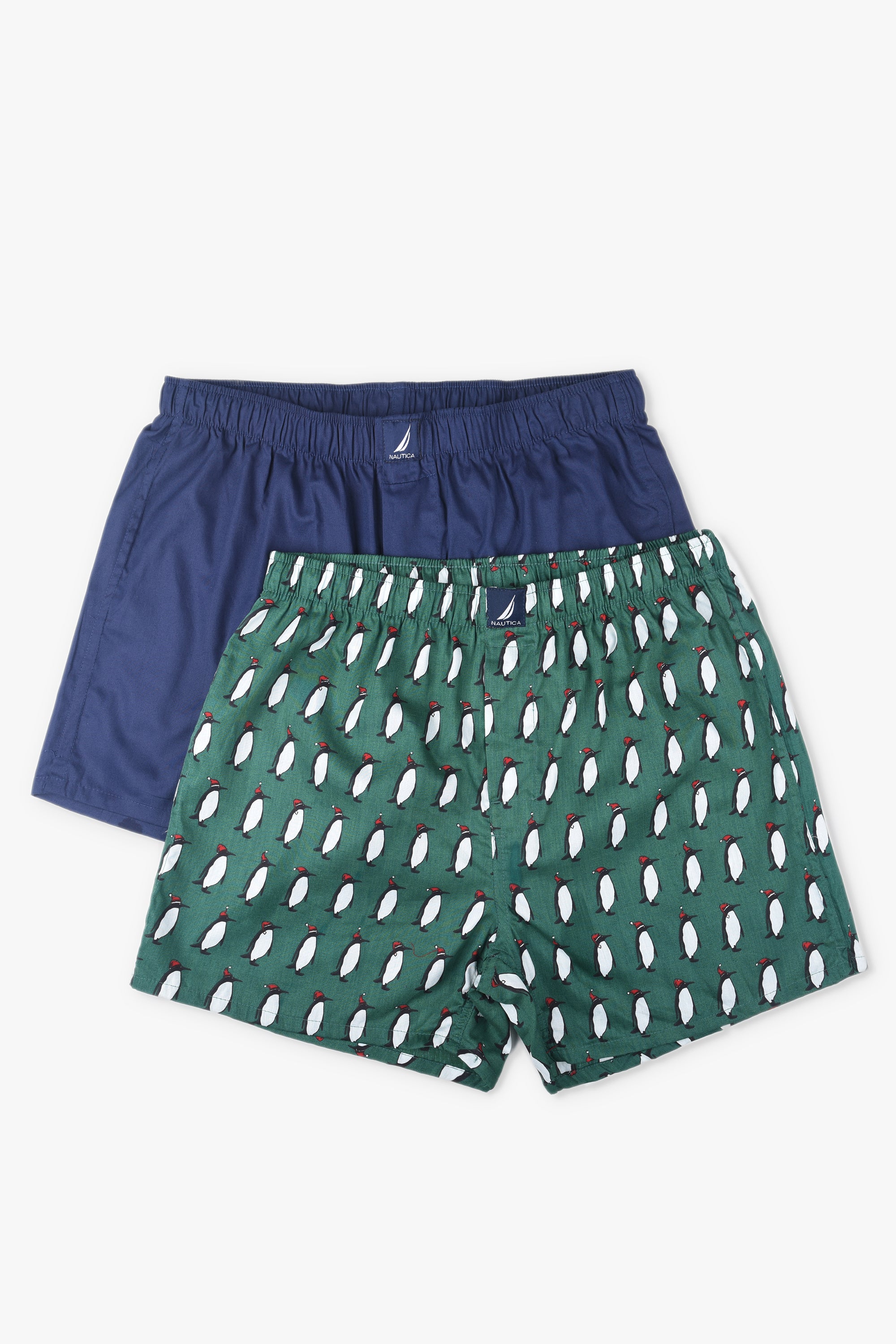 Nautica Penguin Woven Boxer Shorts 2Pack