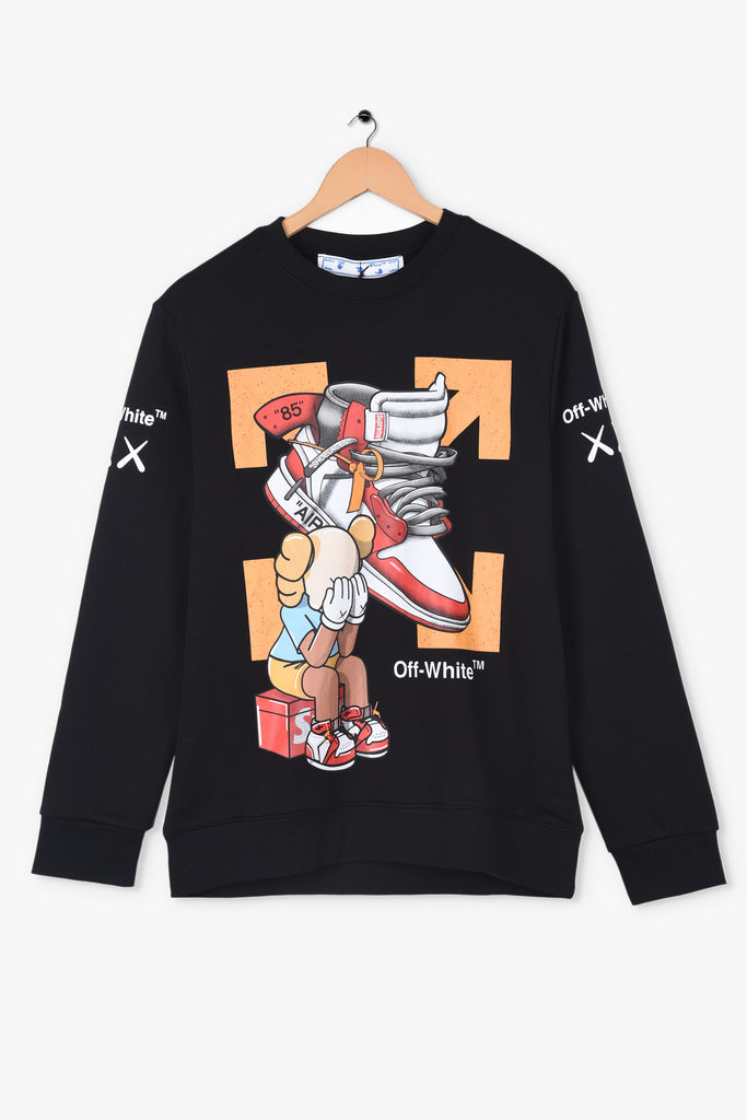 OFFWHITE KAWS X AIRJORDAN SWEATSHIRT