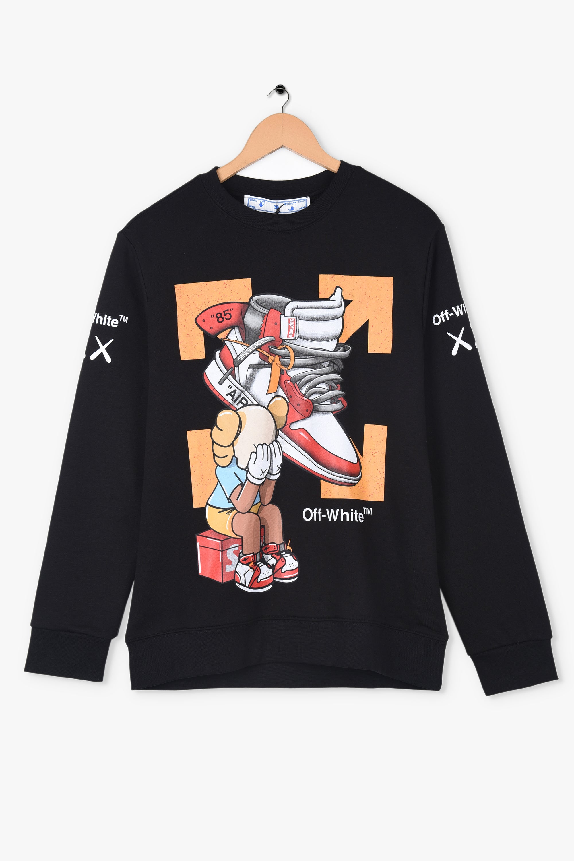 OFFWHITE KAWS X AIRJORDAN SWEATSHIRT