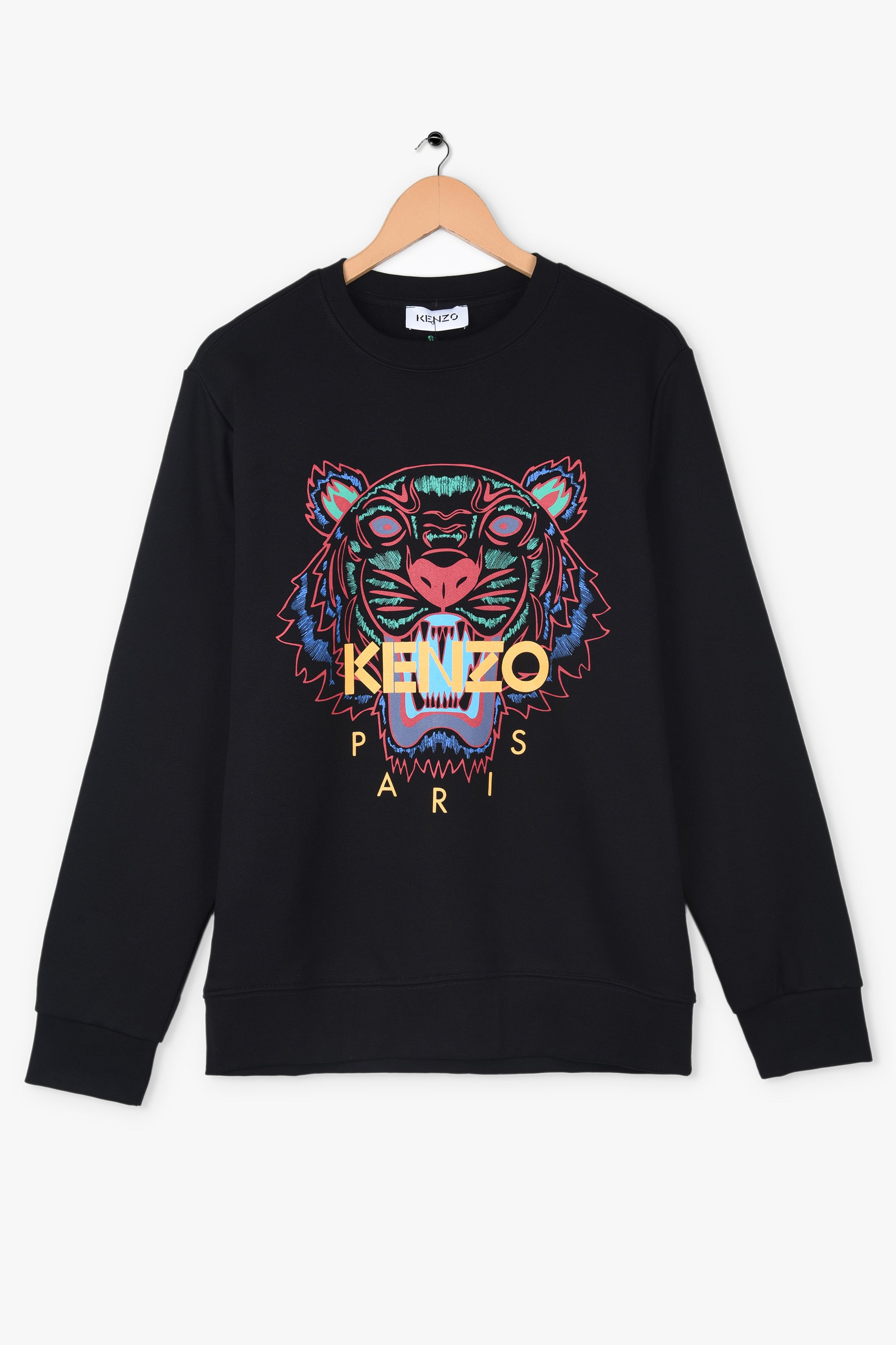 KENZO TIGER SWEATSHIRT IN BLACK