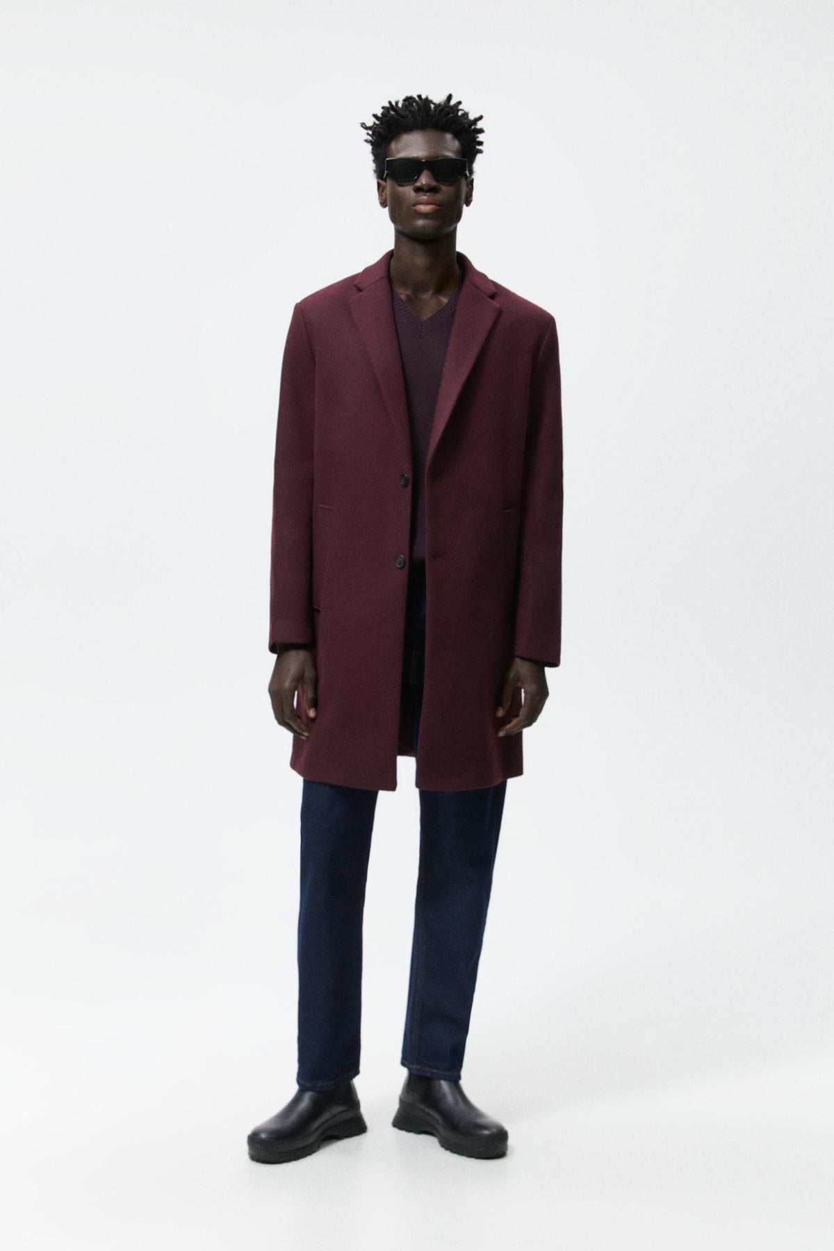 ZARA STRETCH LONG COAT