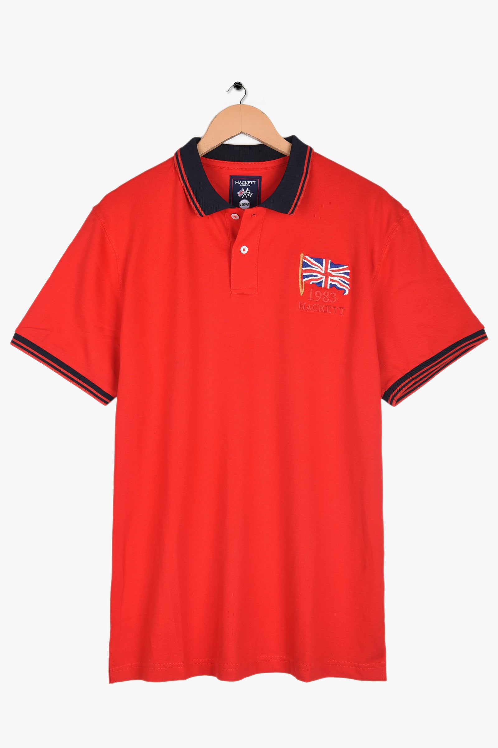 HACKETT FLAG LOGO POLO SHIRT