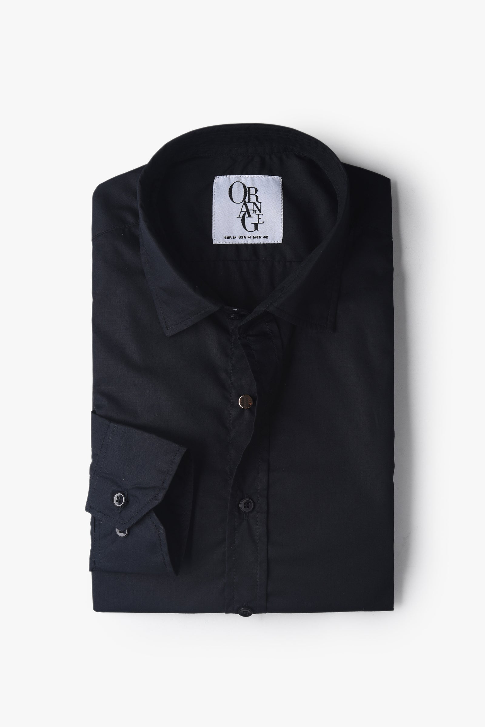 KARAN SIGNATURE HIDDEN BUTTON DOWN SHIRT