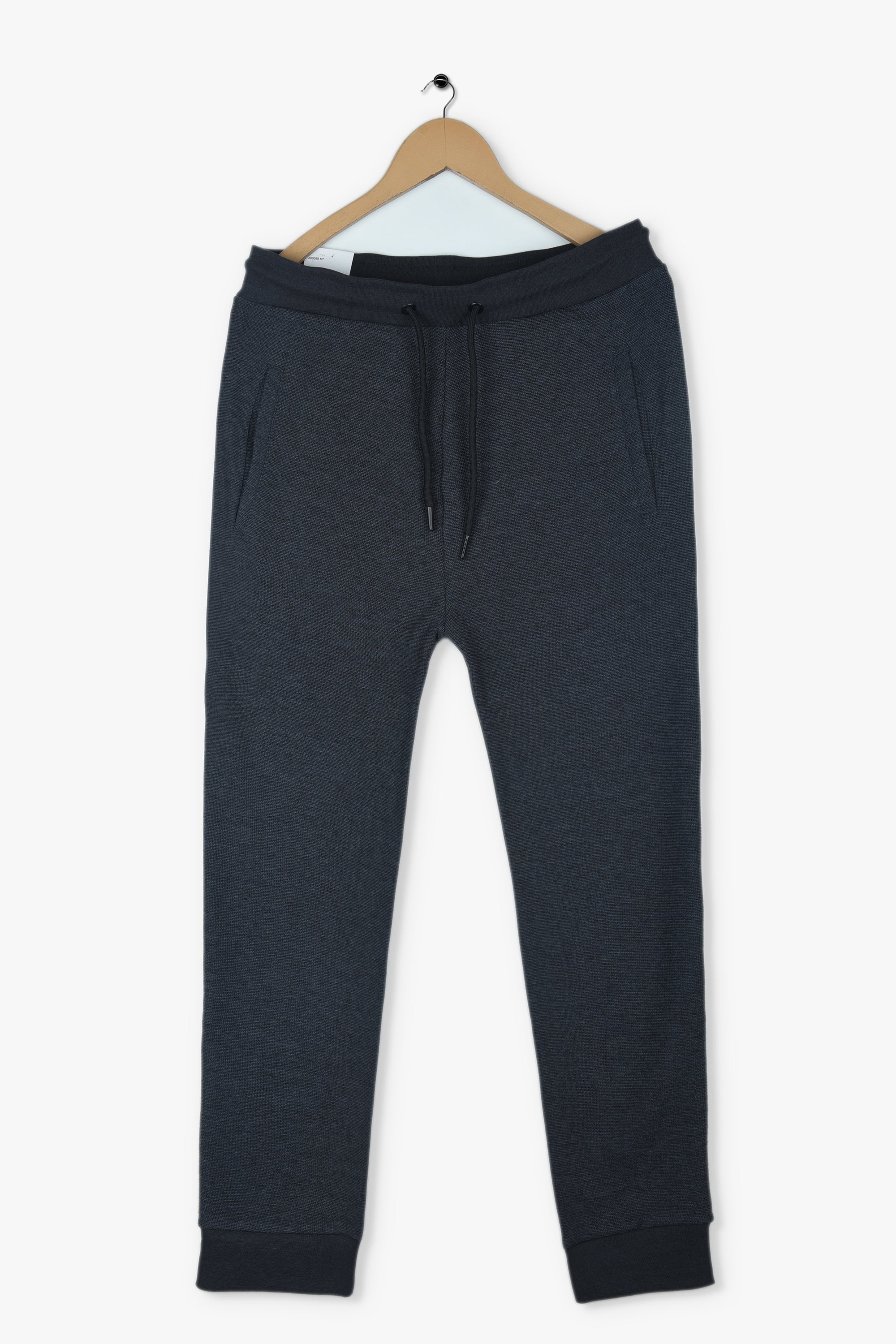 ZARA INTERLOCK COTTON JOGGER PANTS
