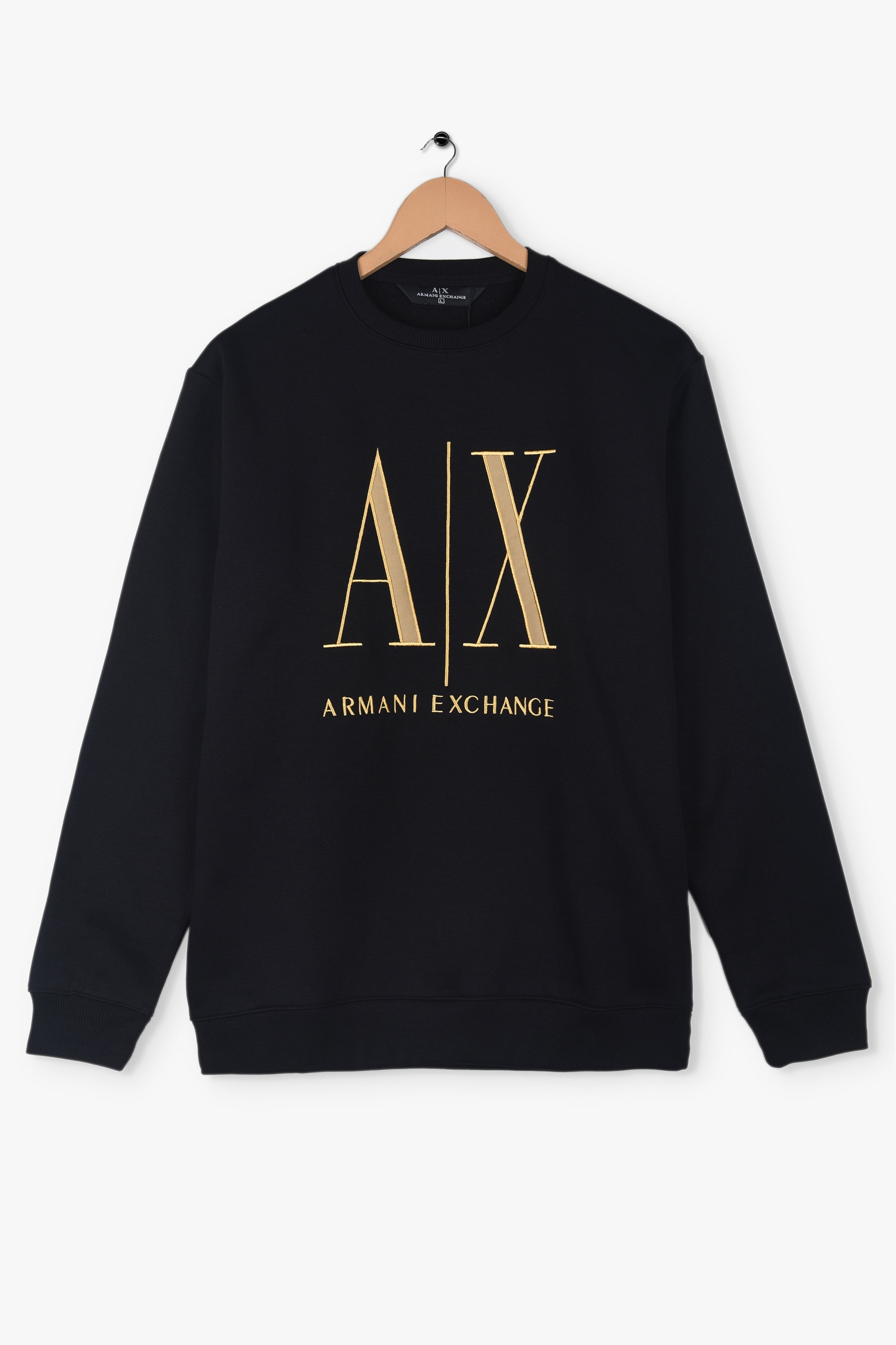 ARMANI EMOBROIDERED FLEECE Sweatshirt