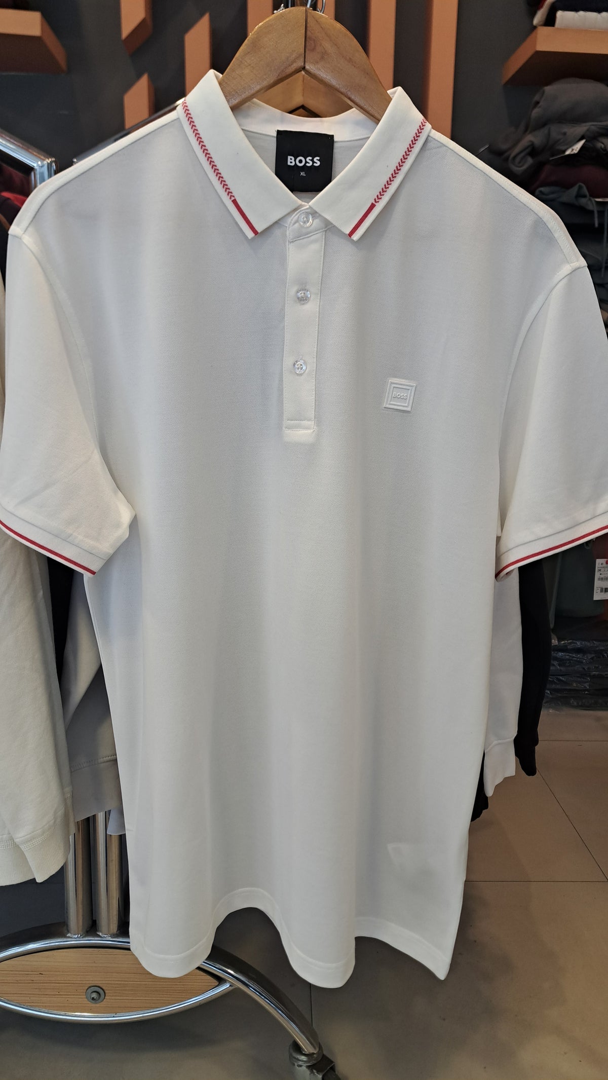 RUBBER LOGO POLO SHIRT