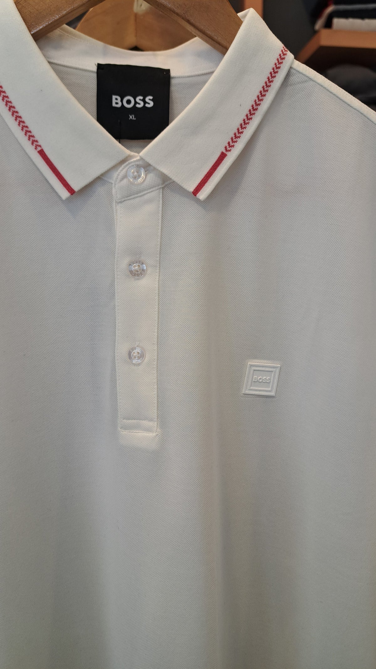 RUBBER LOGO POLO SHIRT