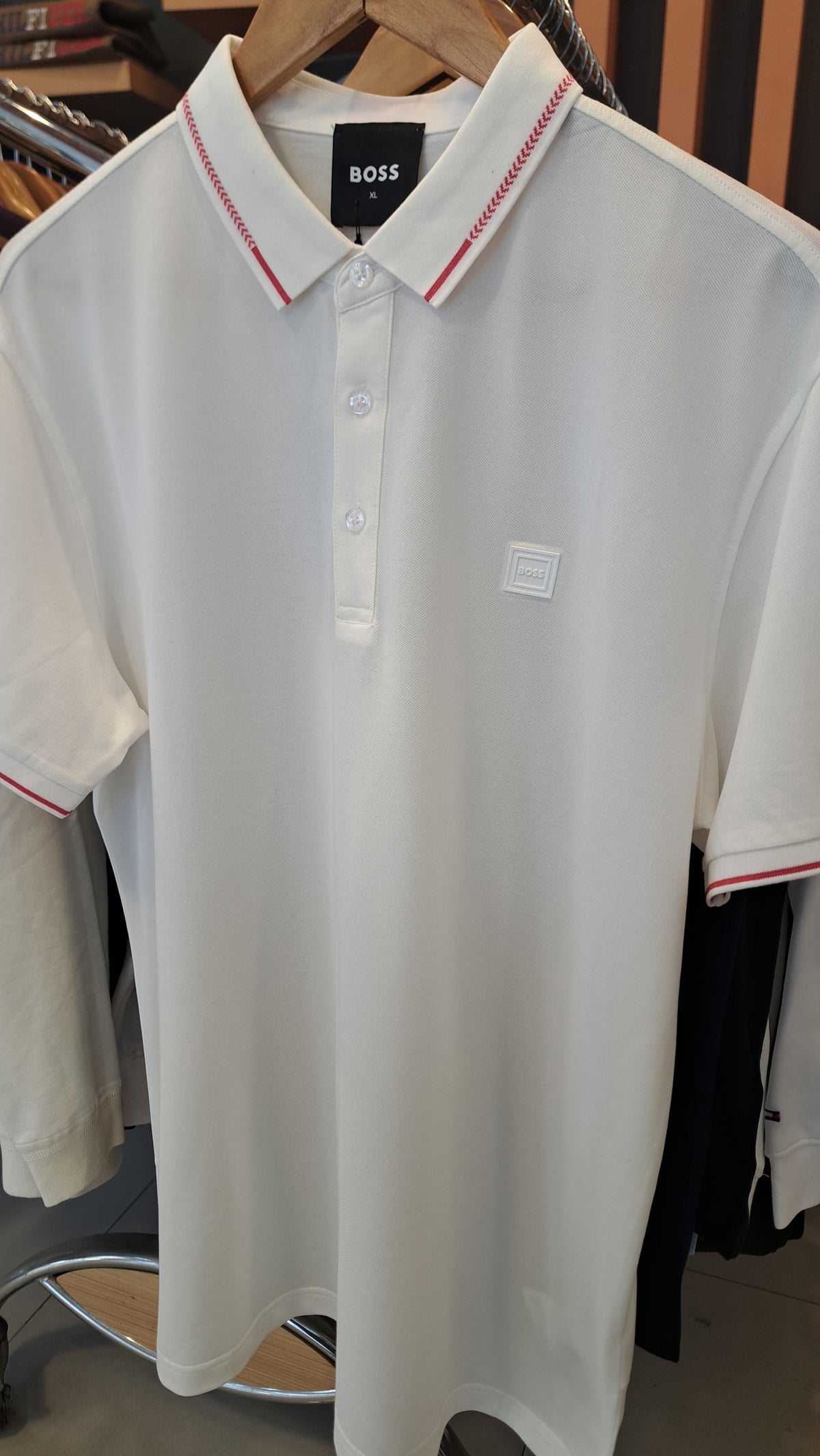 RUBBER LOGO POLO SHIRT