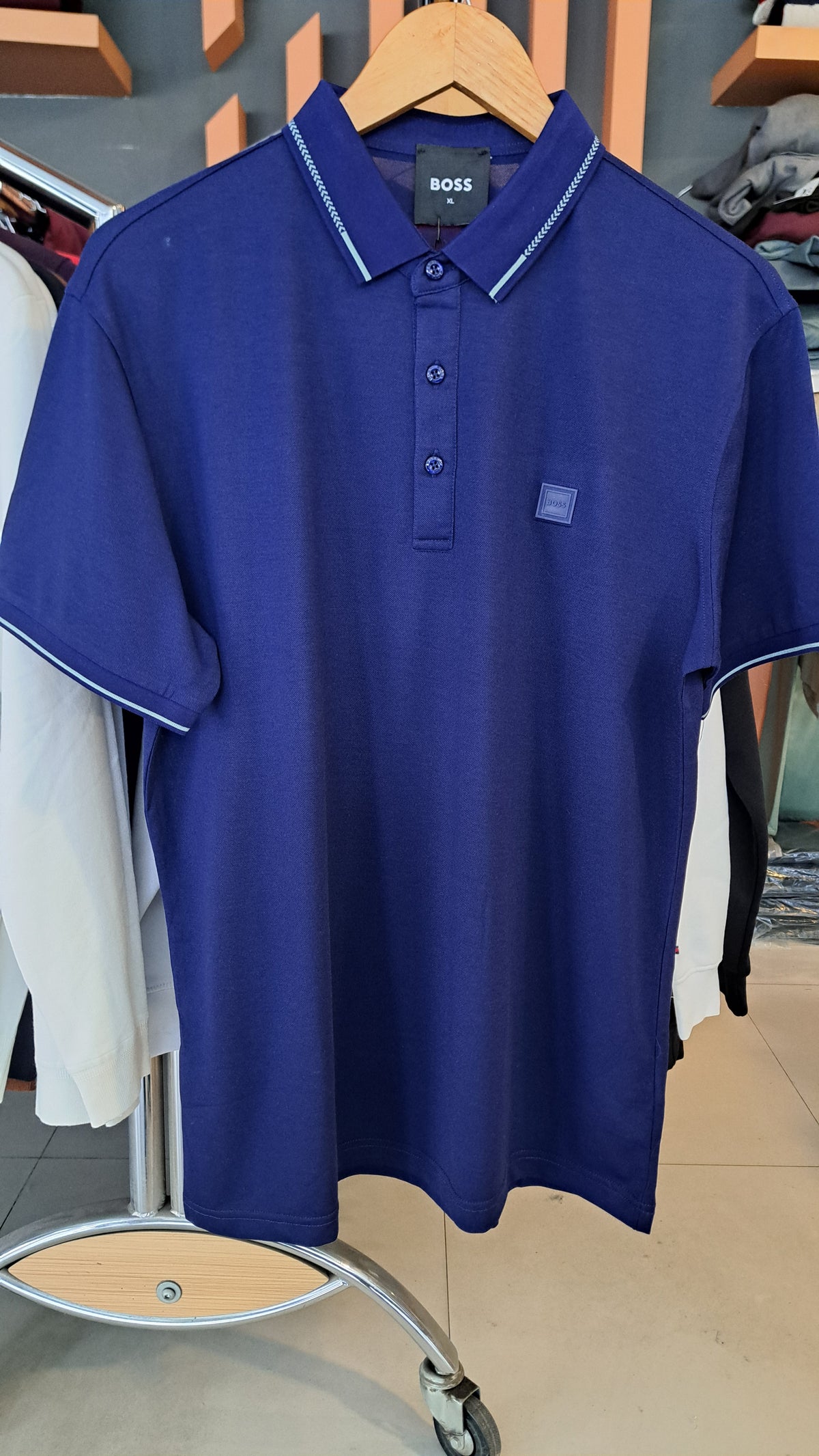 RUBBER LOGO POLO SHIRT