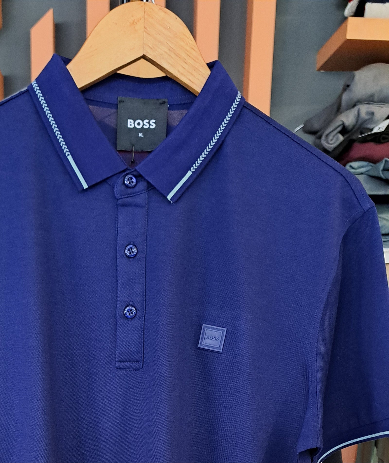 RUBBER LOGO POLO SHIRT