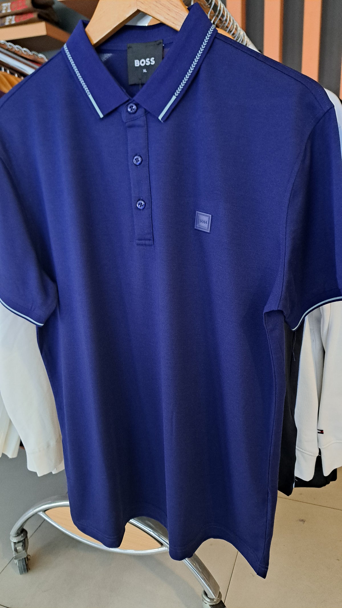 RUBBER LOGO POLO SHIRT