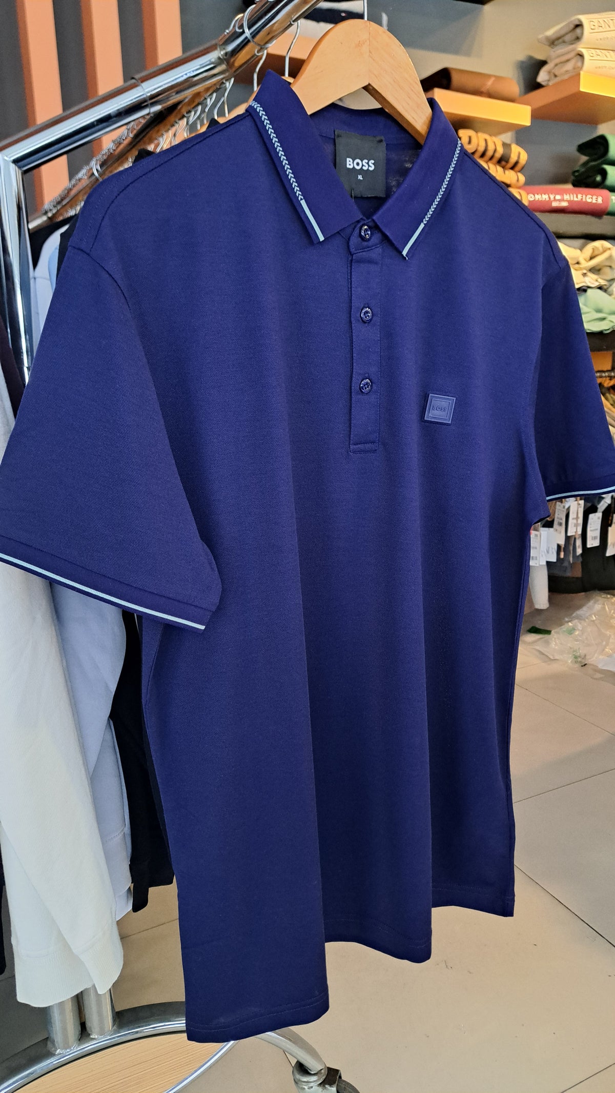RUBBER LOGO POLO SHIRT