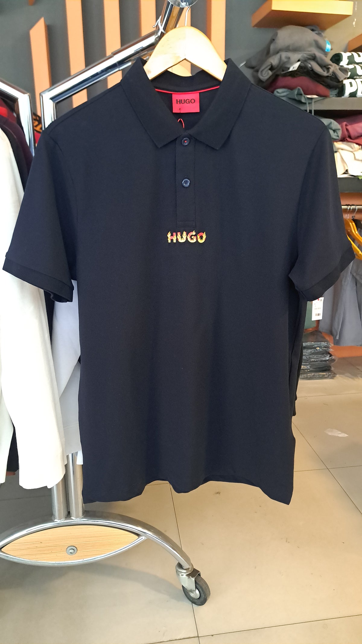 Printed Logo Polo Shirt