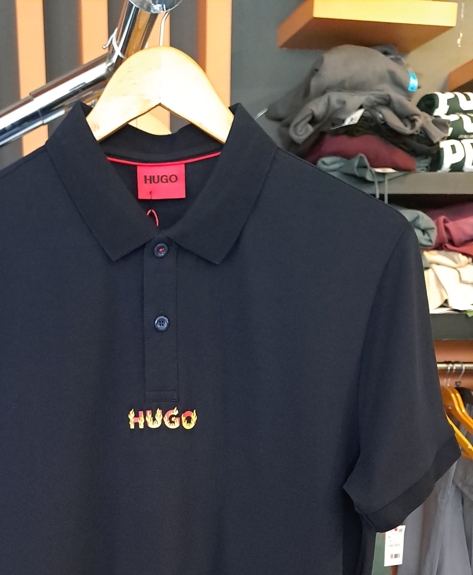 Printed Logo Polo Shirt