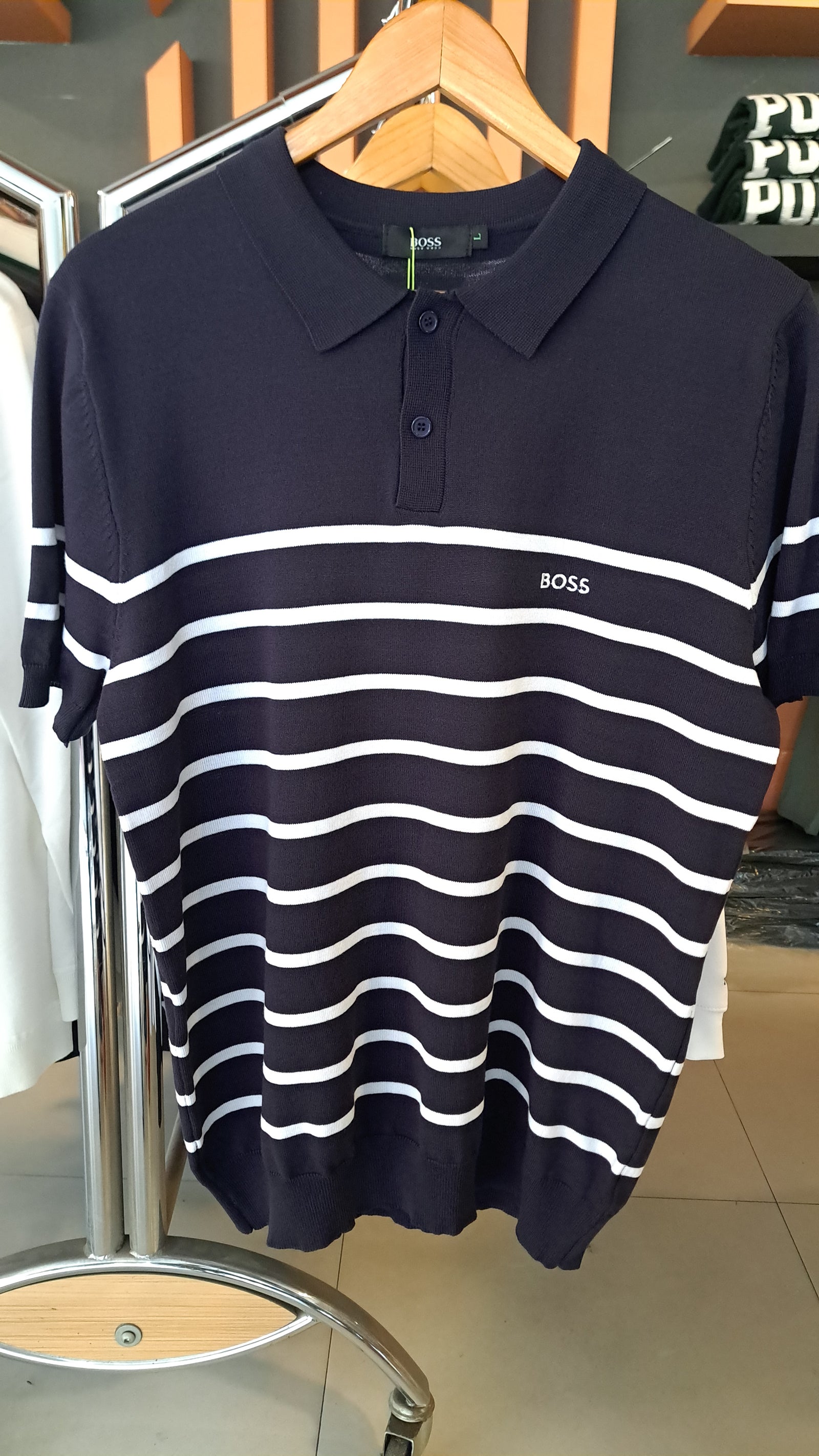 OLD Money Striped Polo