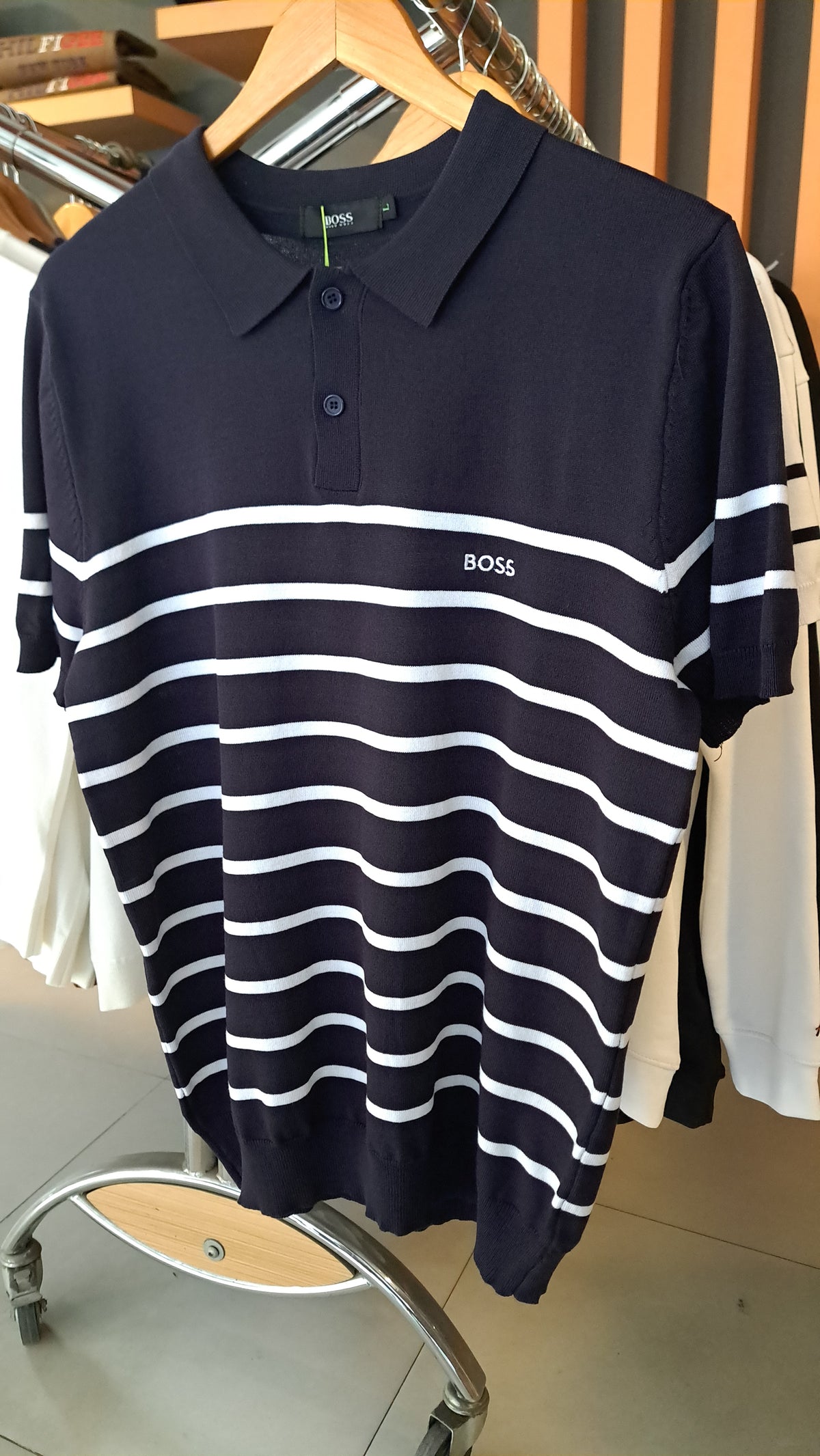 OLD Money Striped Polo