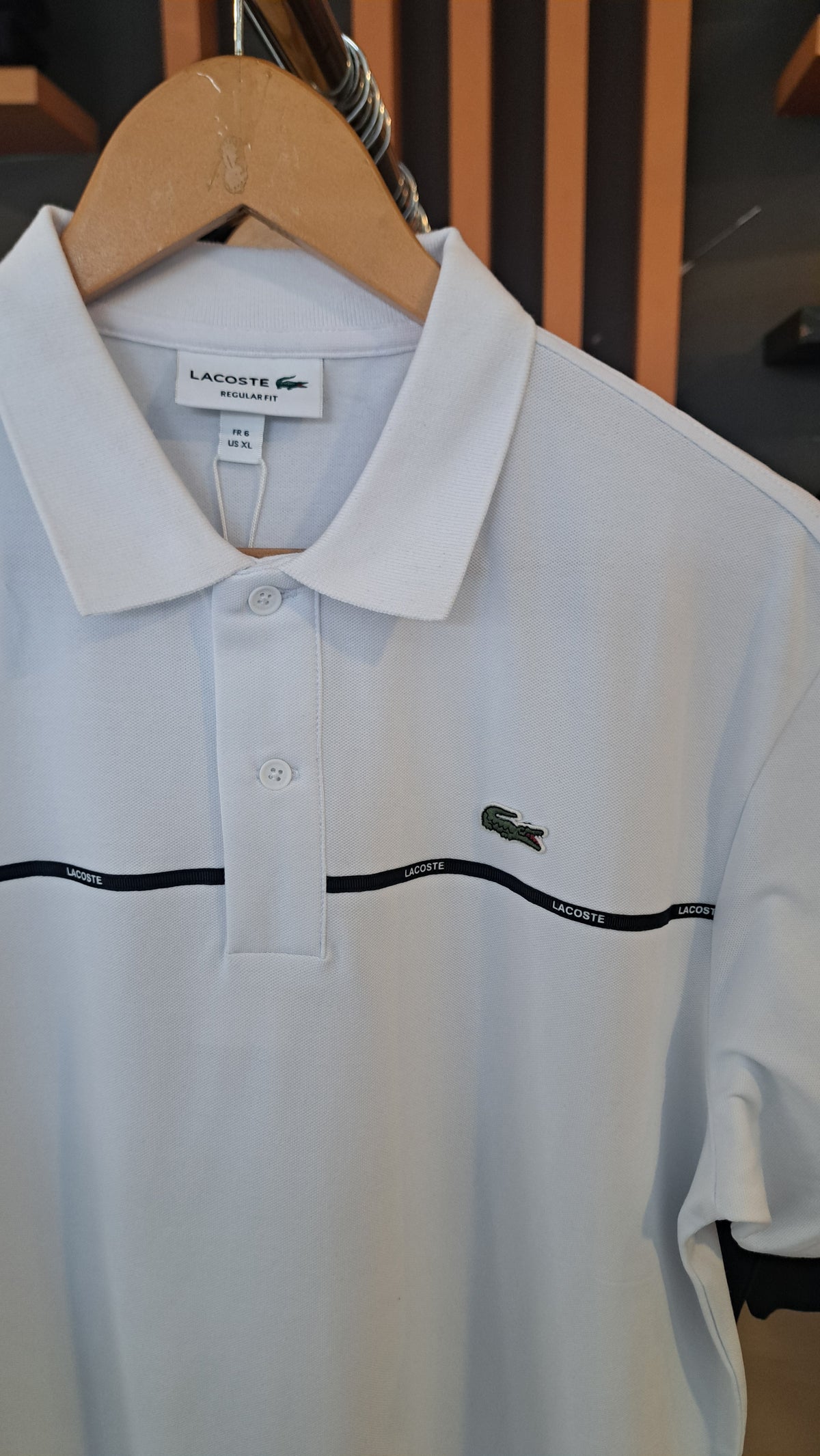 Branded Stripe Polo Shirt