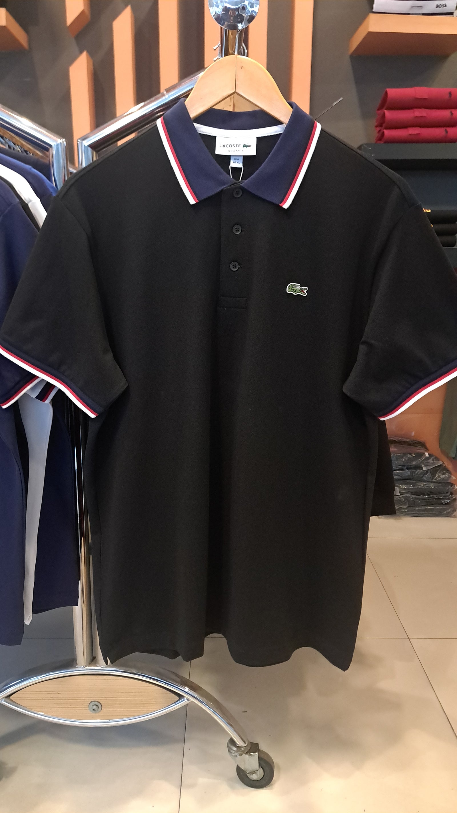 Classic Logo Polo Shirt (BLACK)