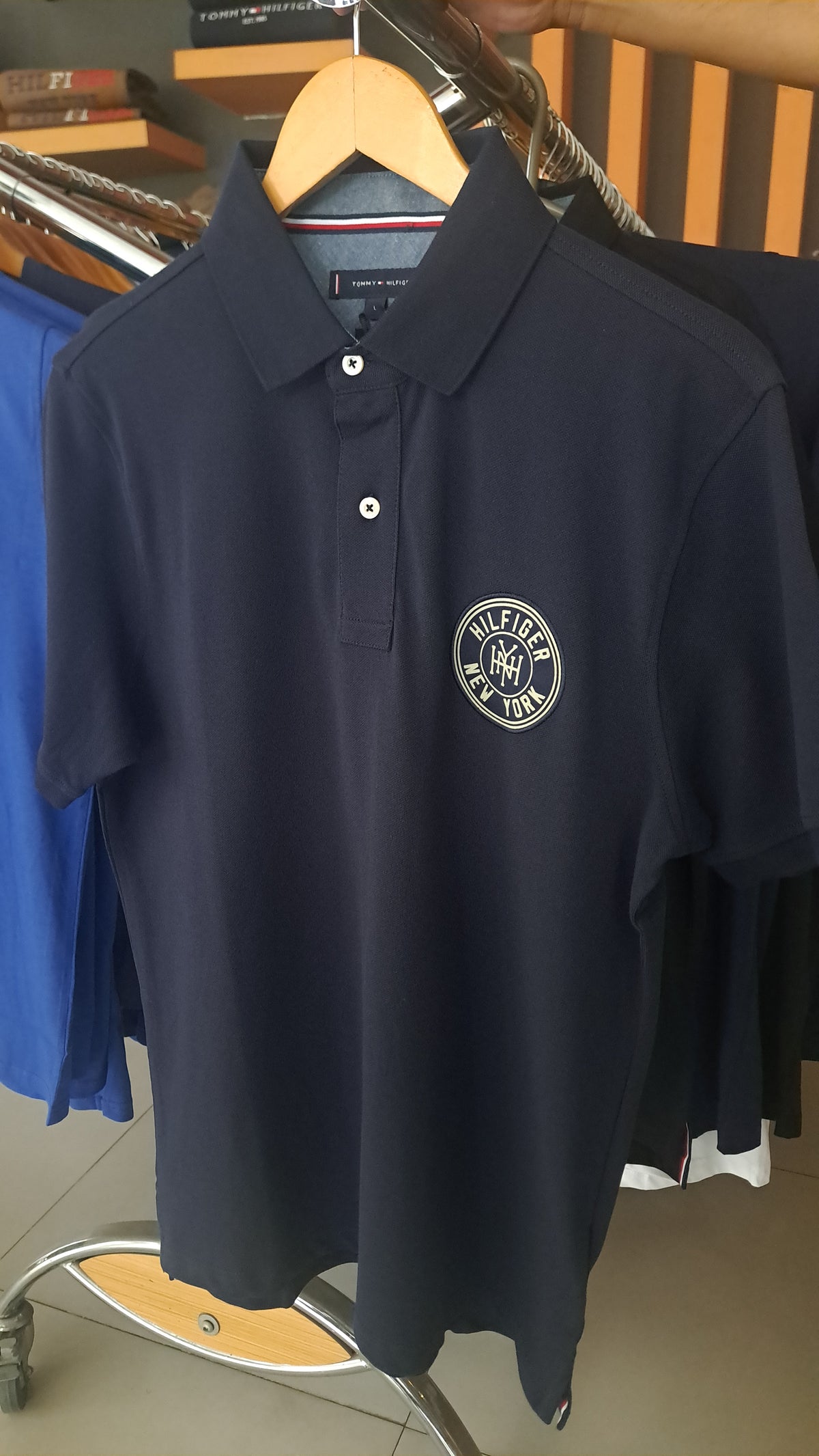 NY Badge Polo Shirt (NAVY)