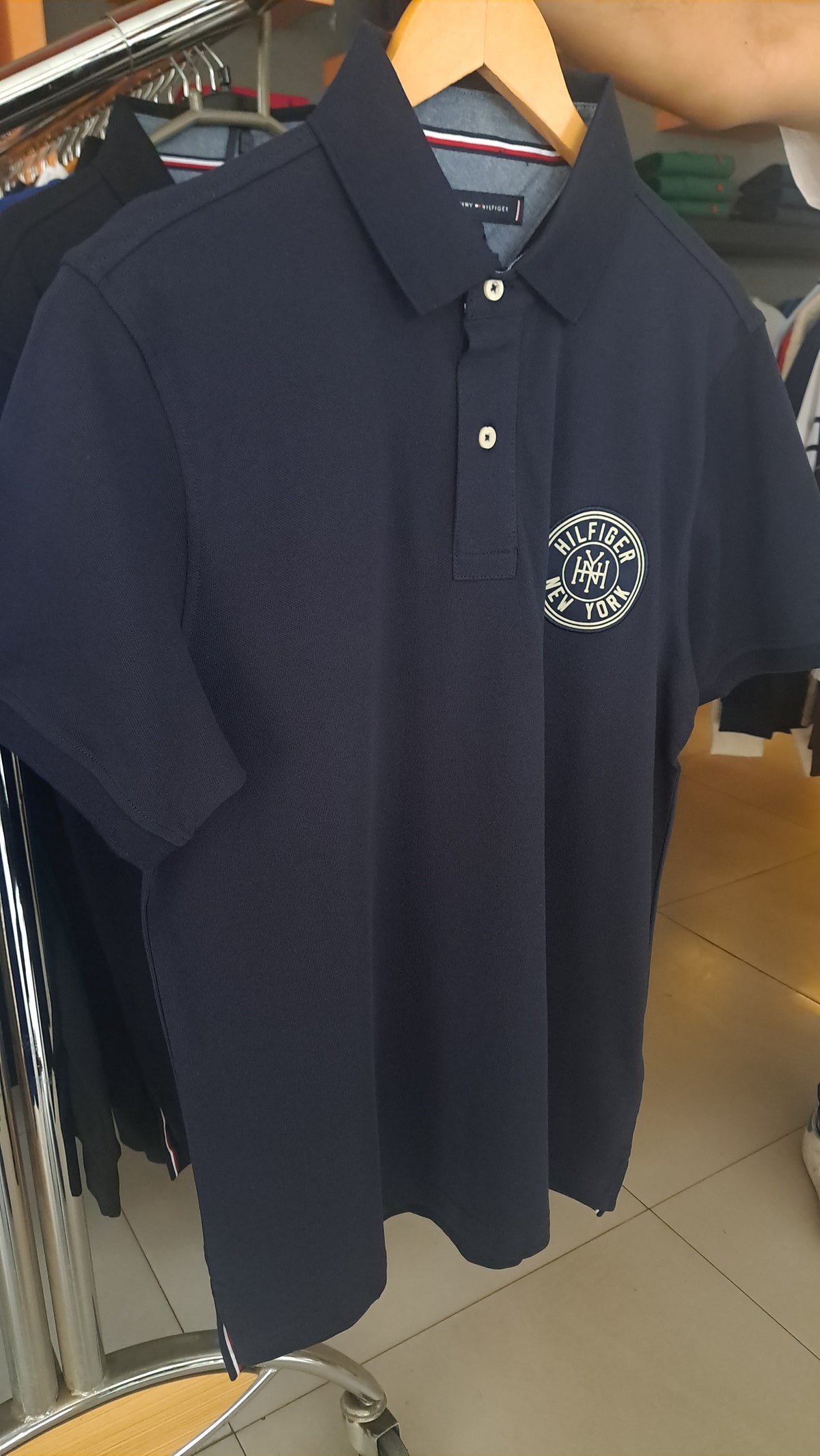 NY Badge Polo Shirt (NAVY)