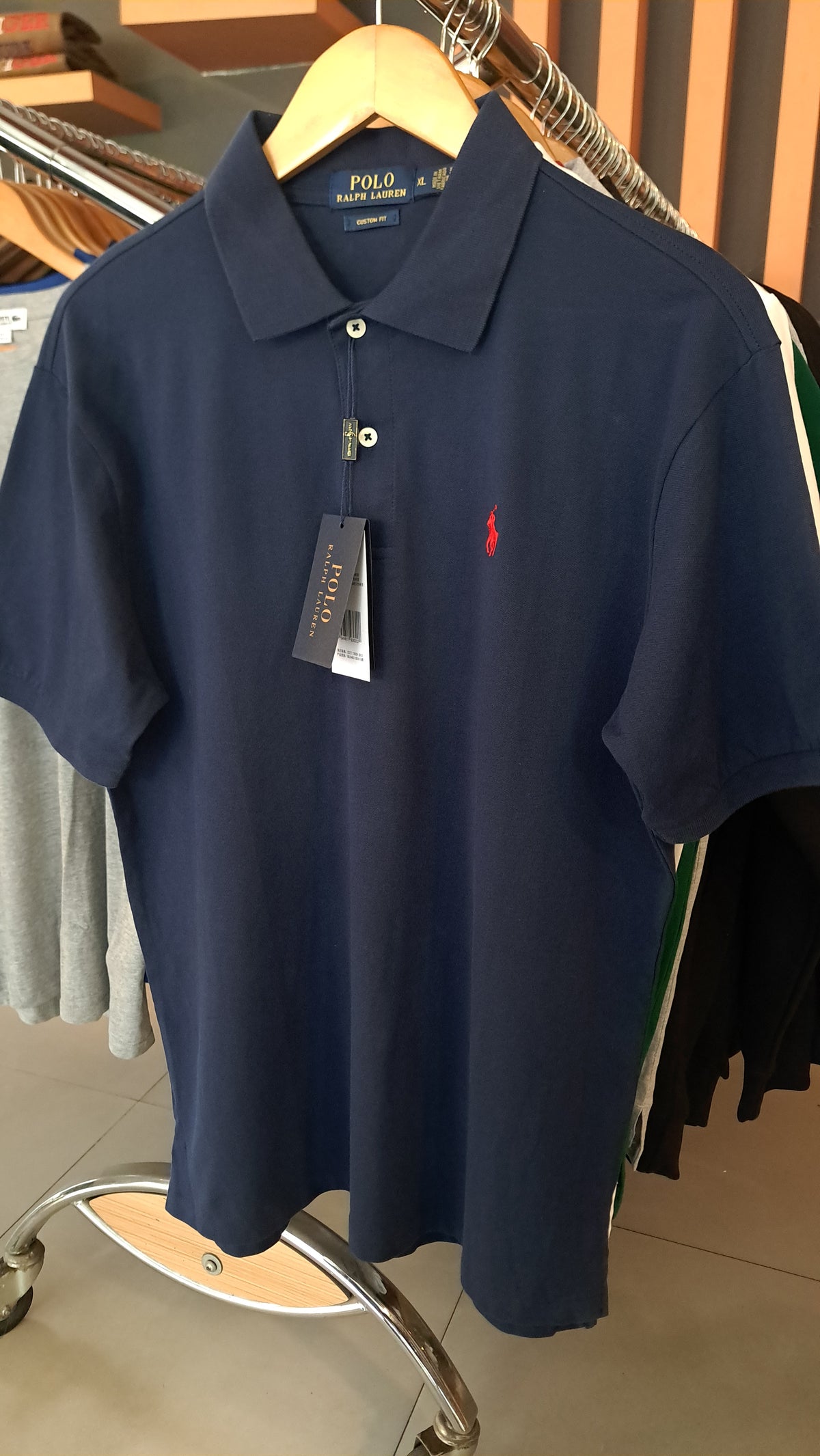 CUSTOM FIT SMALL PONY POLO (navy)