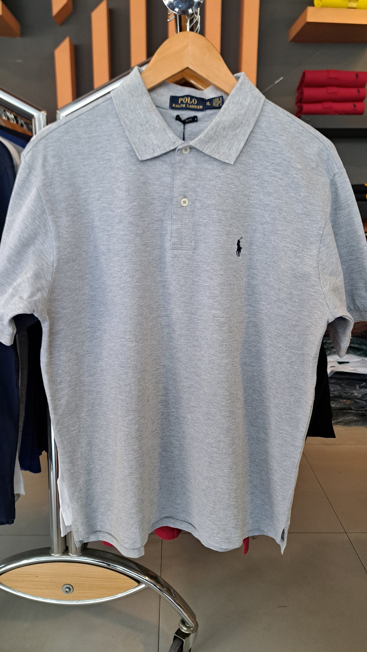 CUSTOM FIT SMALL PONY POLO (GREY)