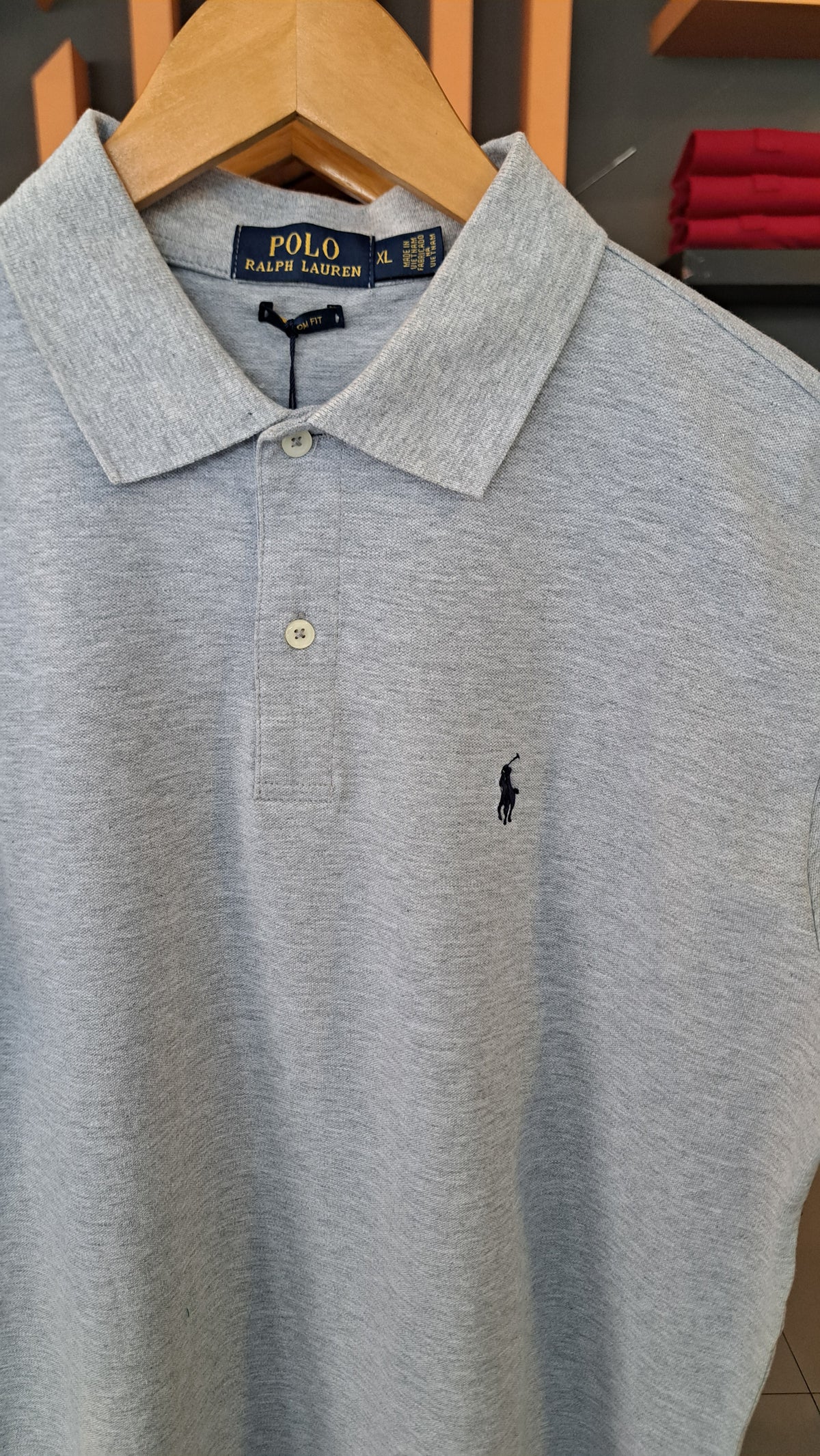 CUSTOM FIT SMALL PONY POLO (GREY)