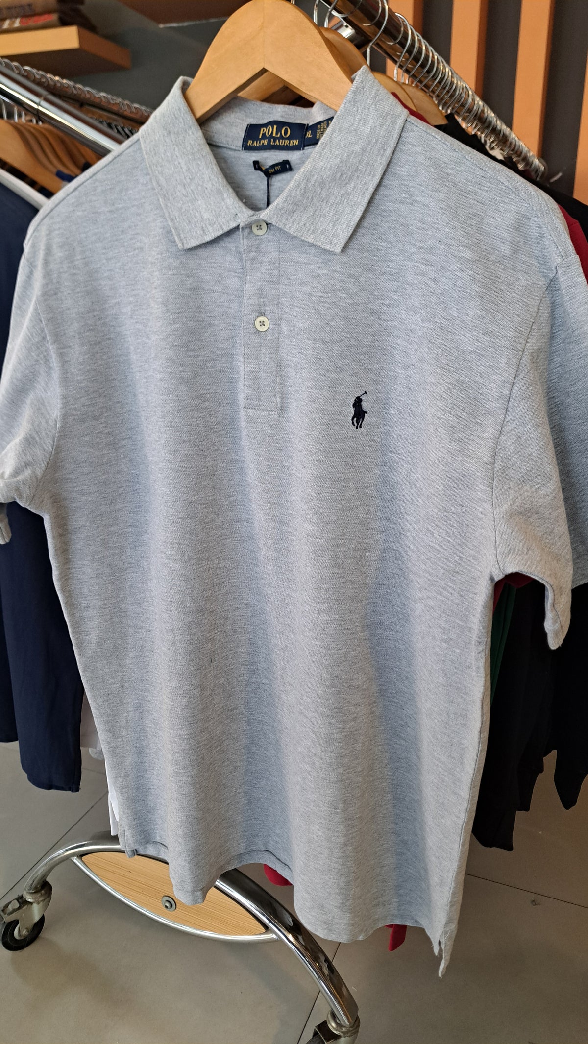 CUSTOM FIT SMALL PONY POLO (GREY)