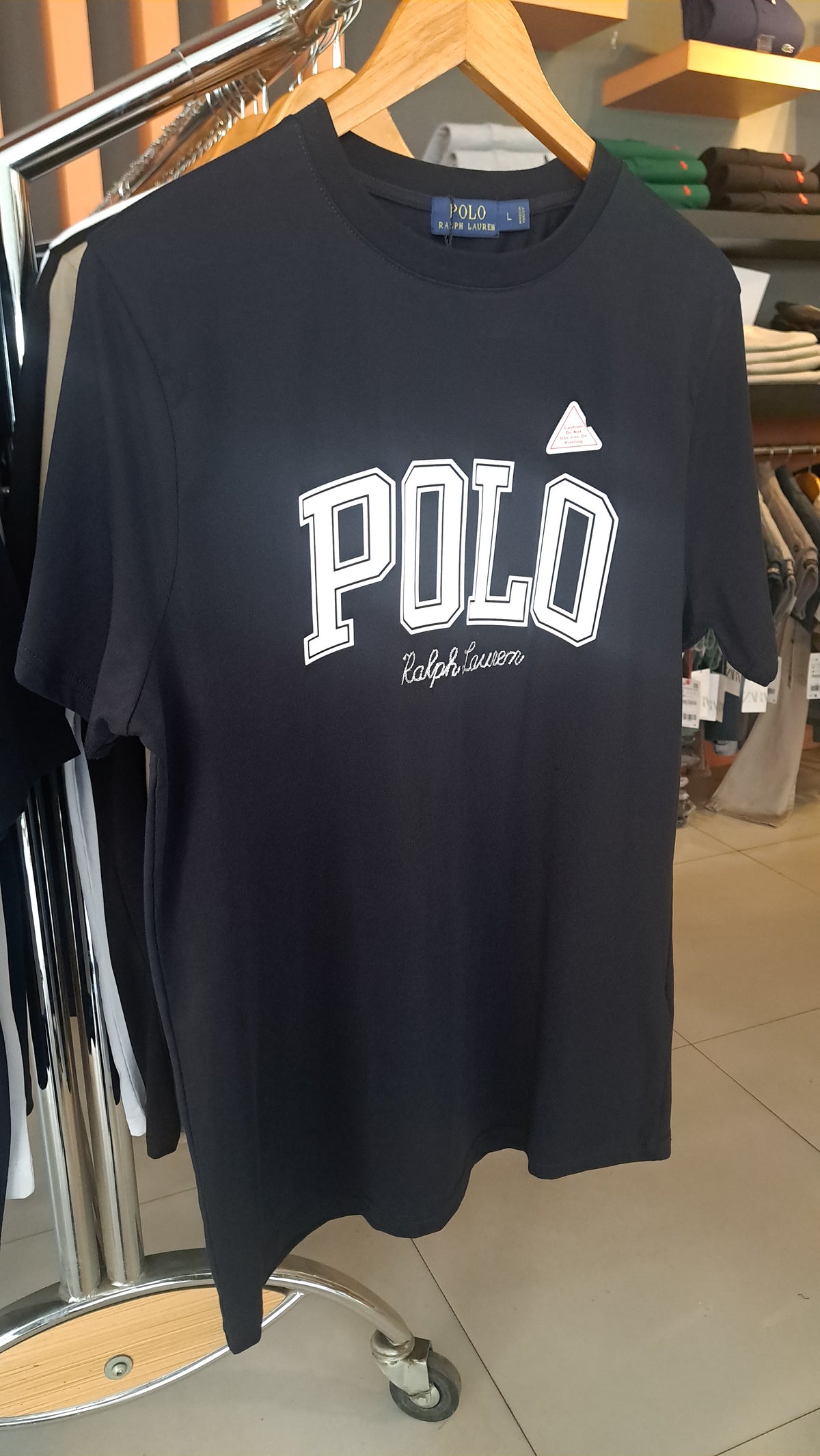 Printed Logo T-Shirt (Navy)