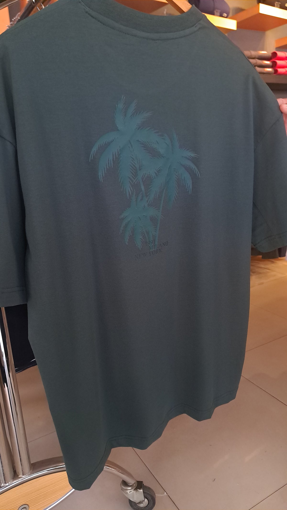 OverSized Tree Print T-Shirt