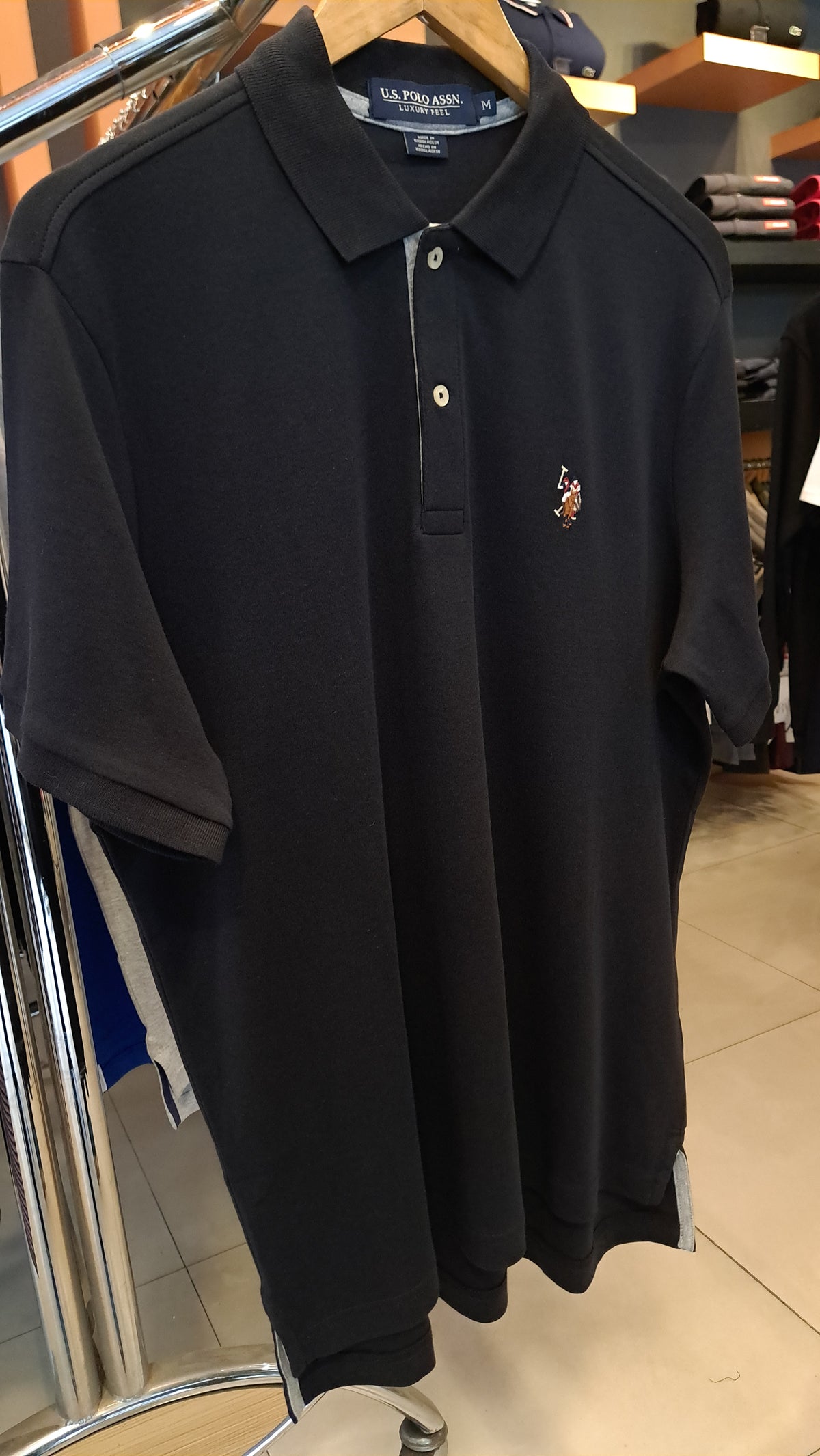 Small Pony Luxury Polo (Black)