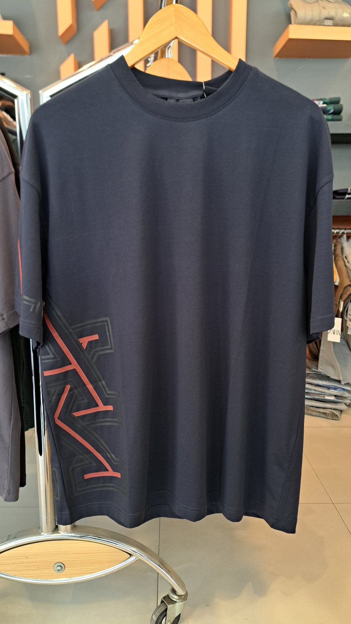 Over Sized Printed Logo T-Shirt