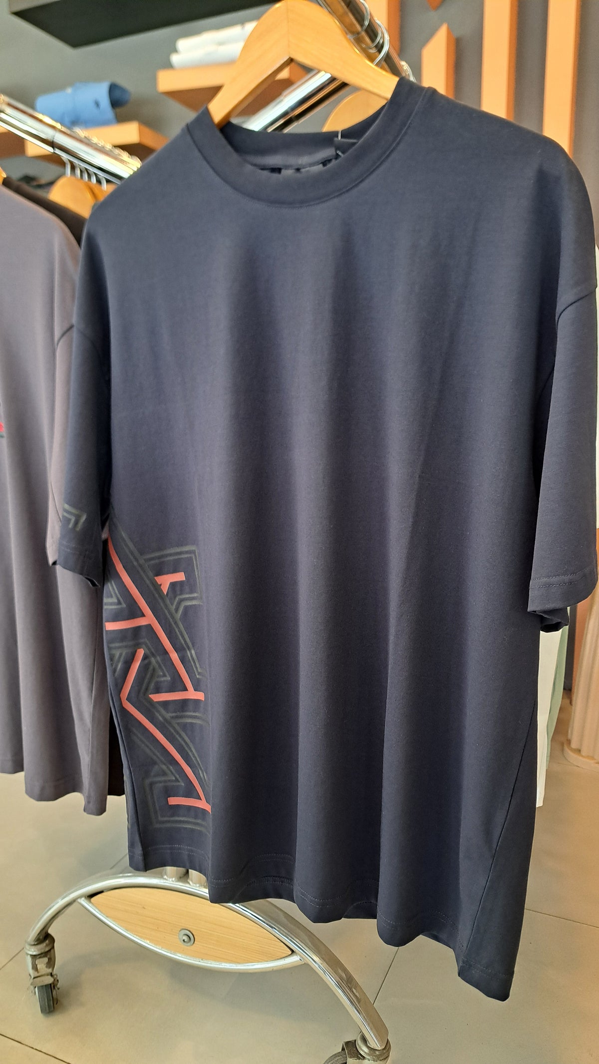 Over Sized Printed Logo T-Shirt
