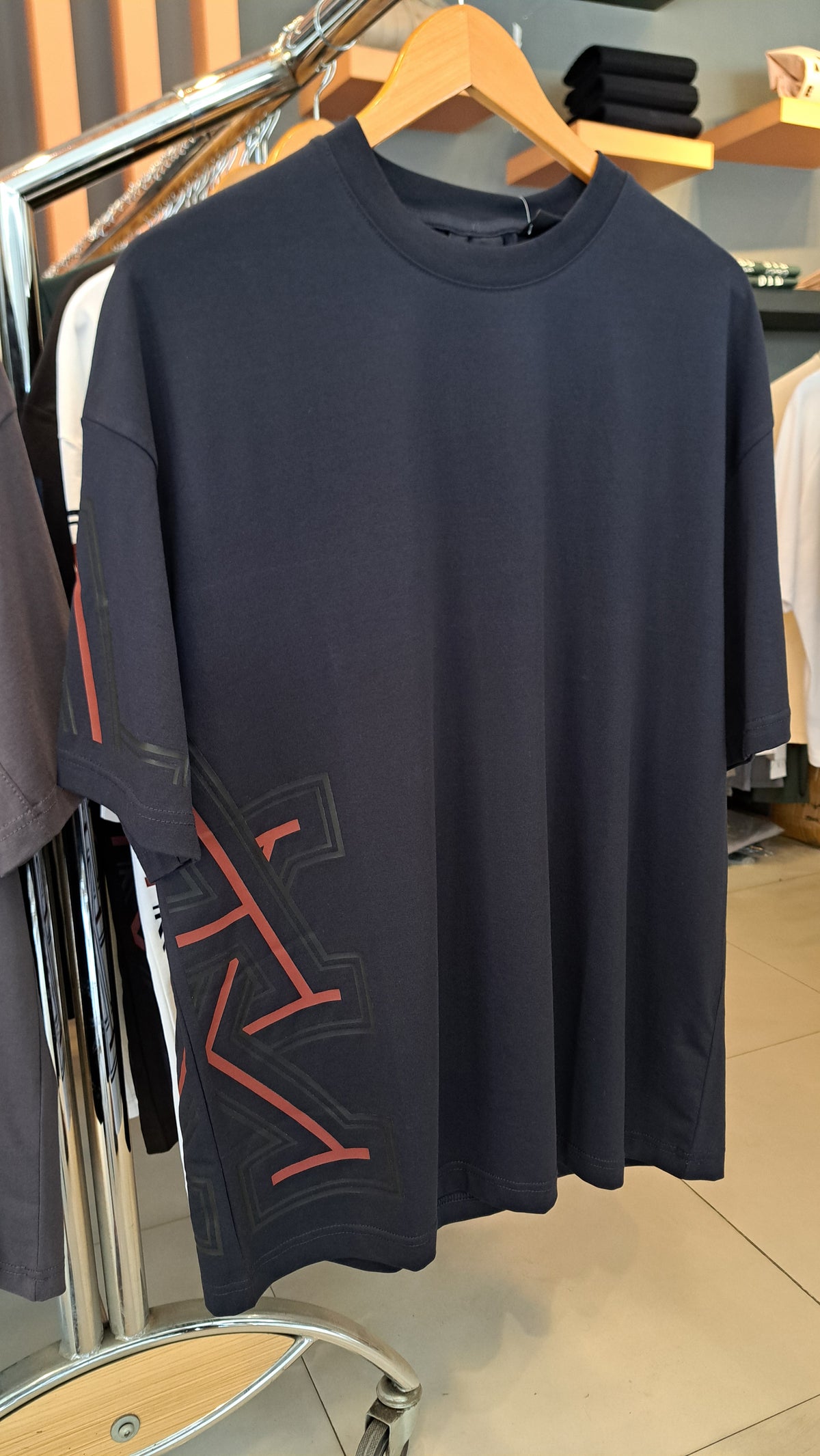Over Sized Printed Logo T-Shirt