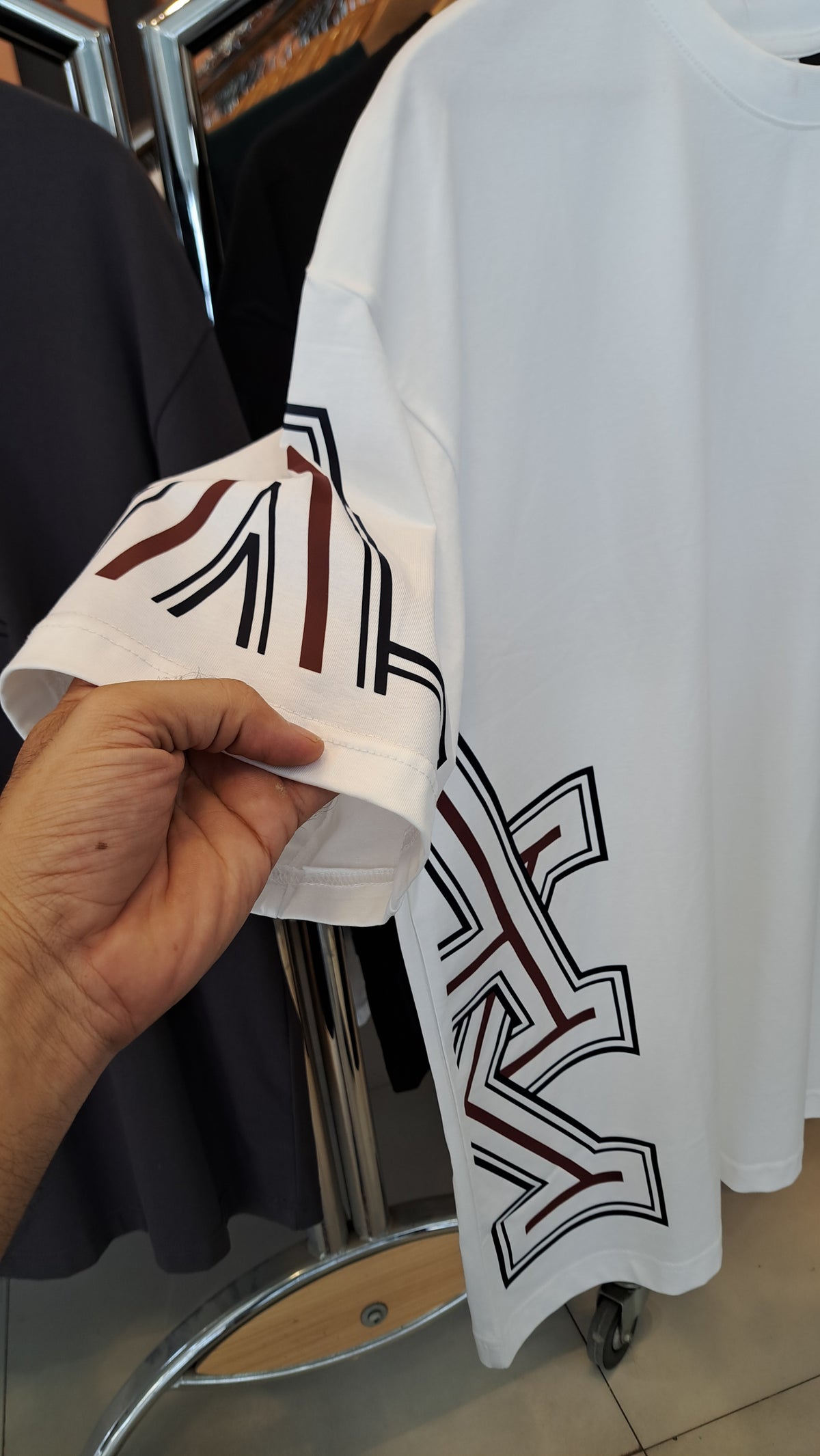 Over Sized Printed Logo T-Shirt (Copy)