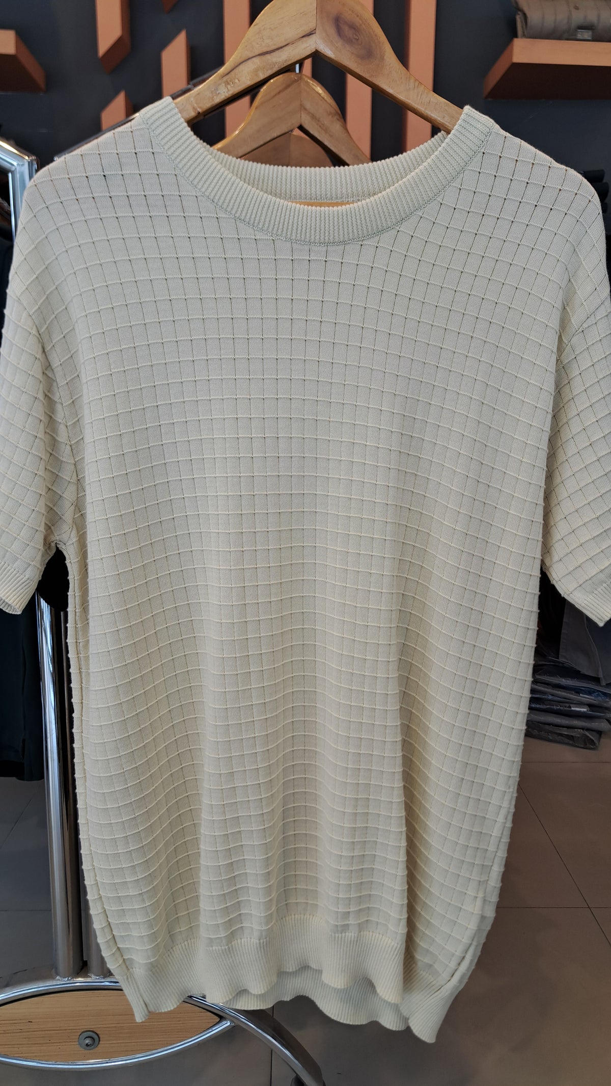 Crew neck Knitted T-Shirt