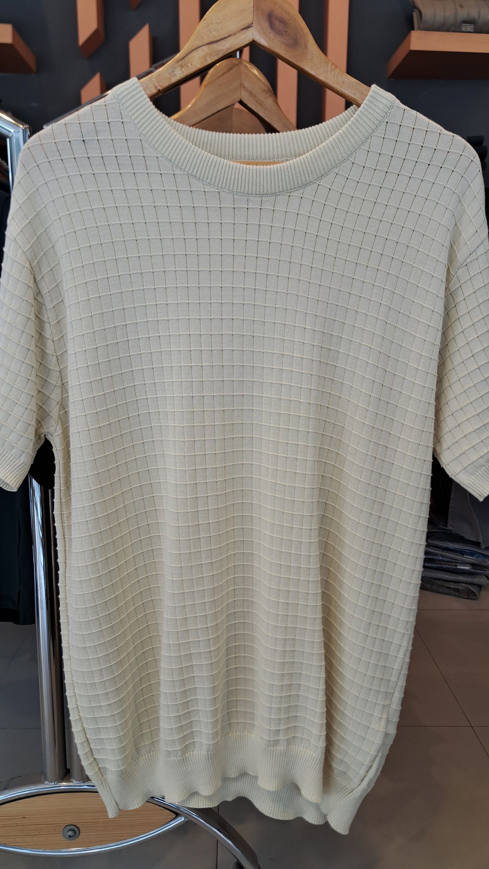 Crew neck Knitted T-Shirt