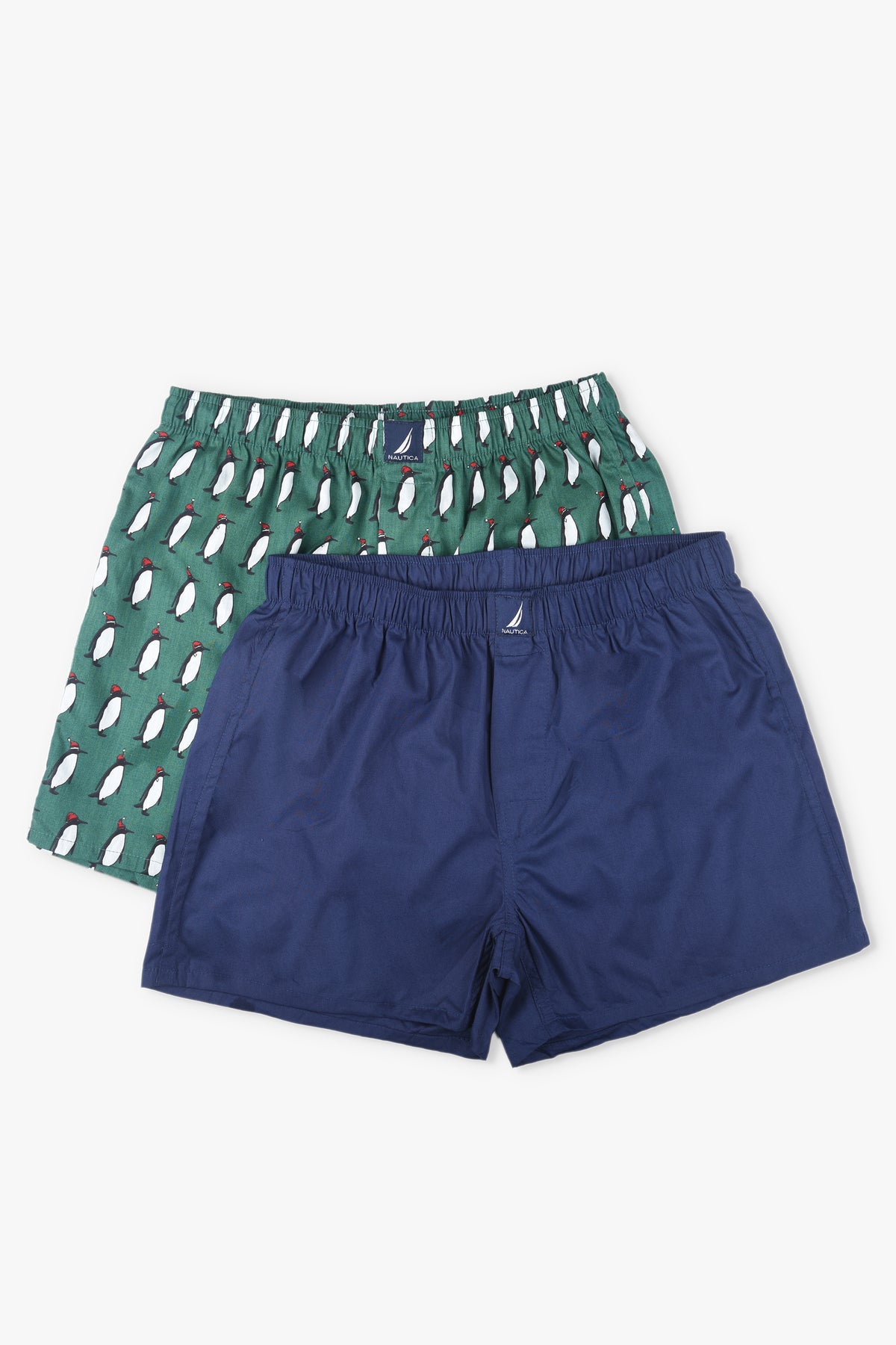 Nautica Penguin Woven Boxer Shorts 2Pack