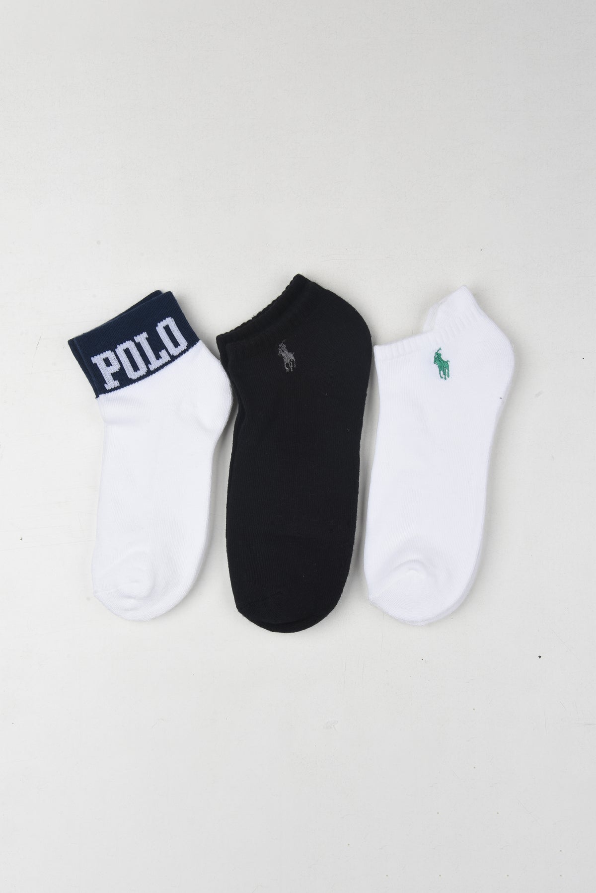 RL Low Profile Socks 3-Pairs