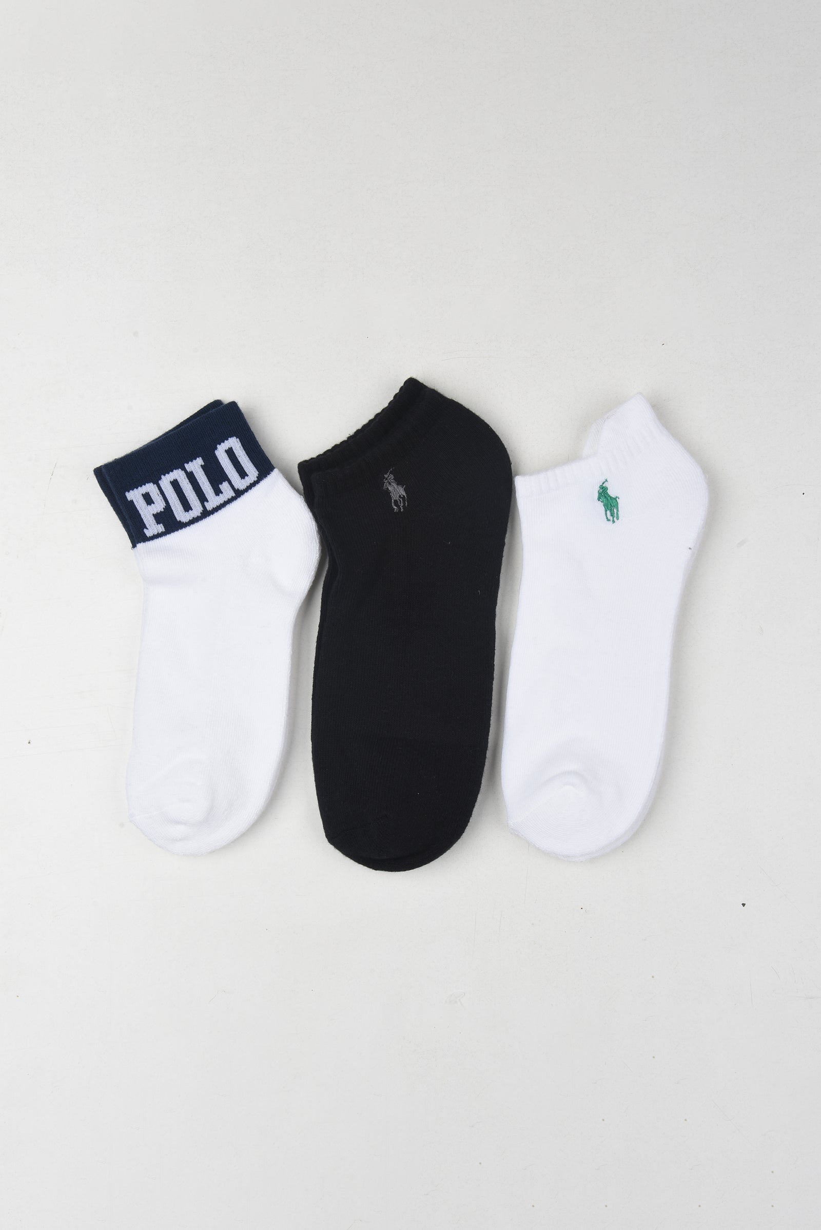 RL Low Profile Socks 3-Pairs