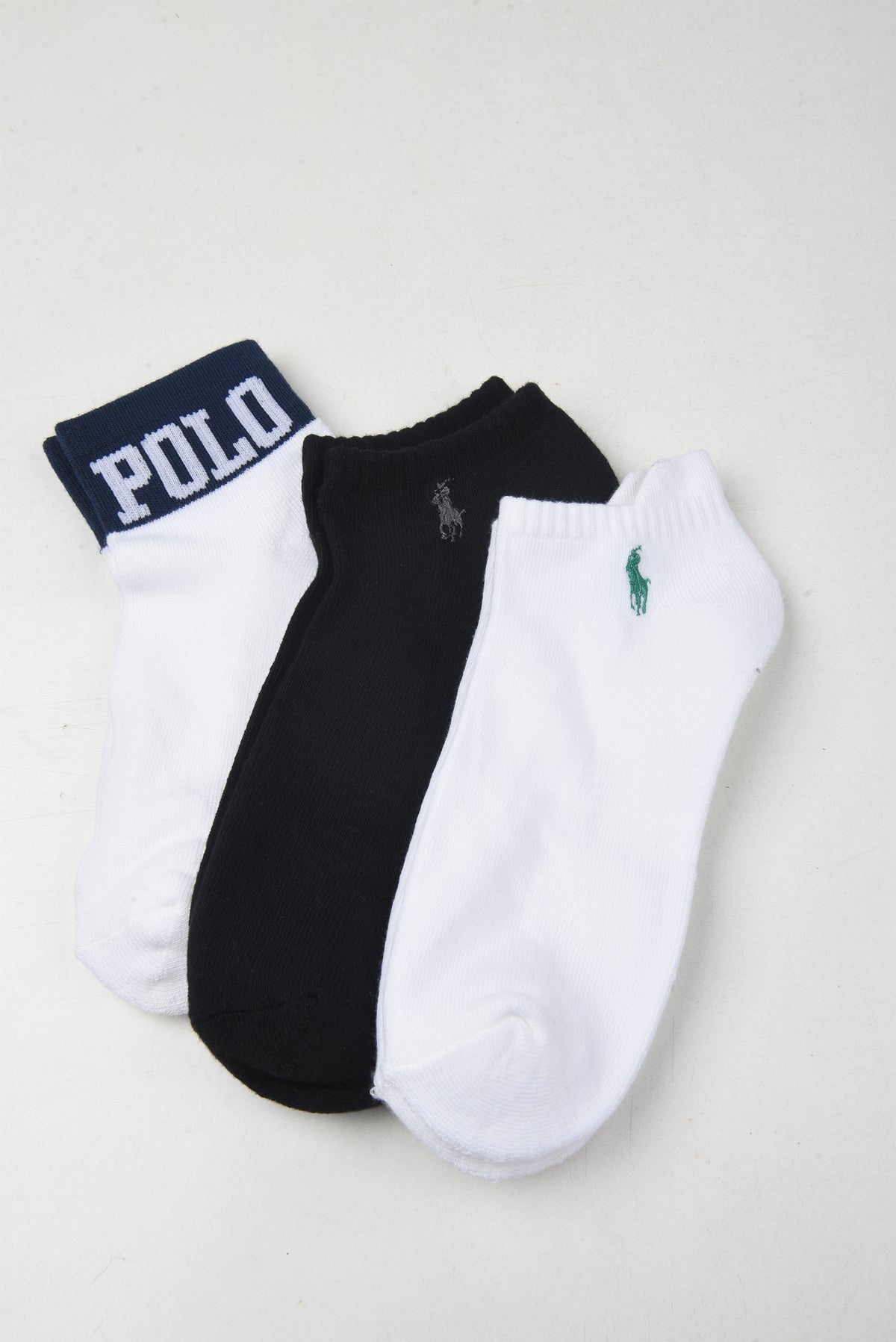 RL Low Profile Socks 3-Pairs