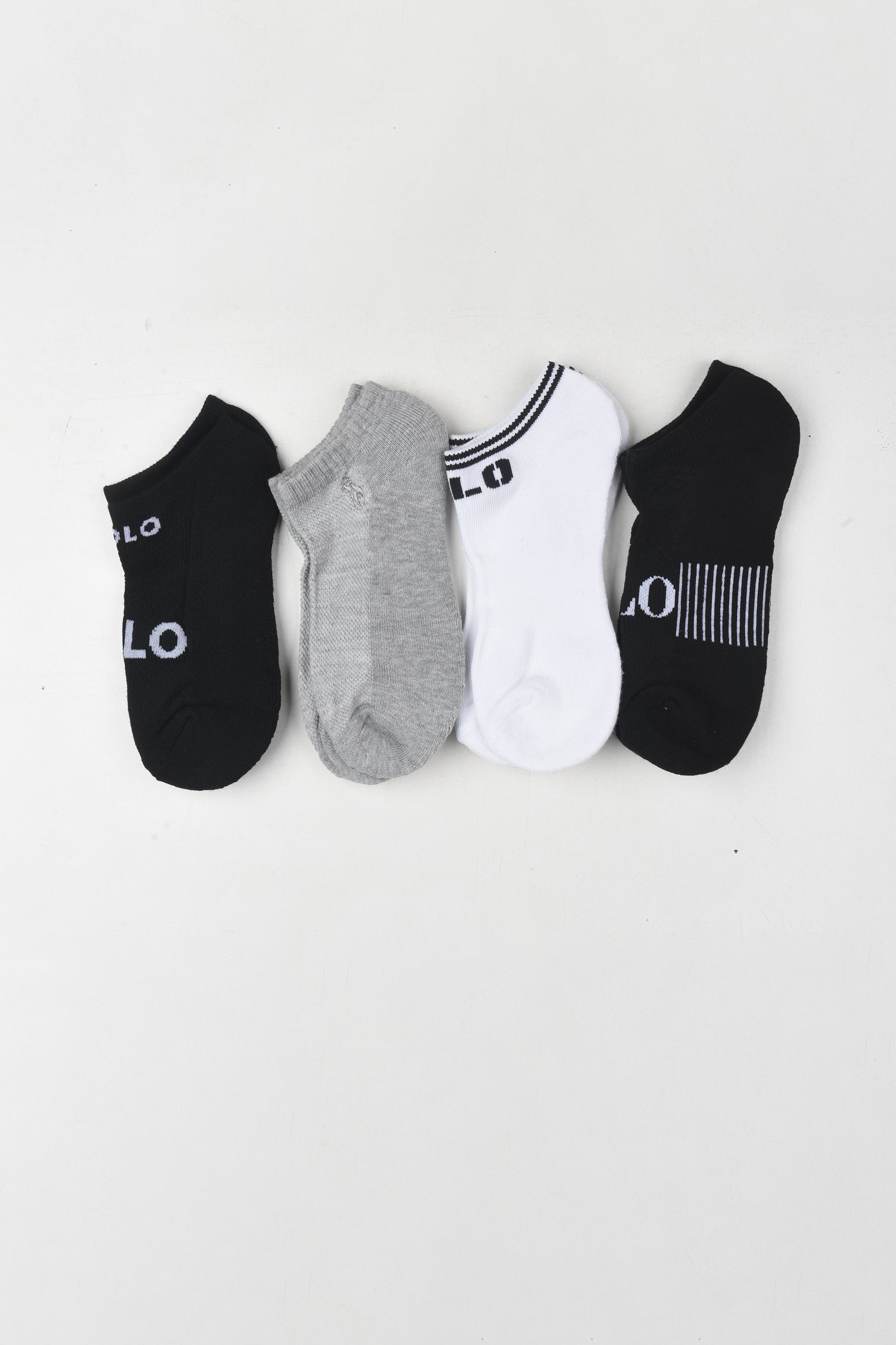 RL Low Profile Socks 4-Pairs