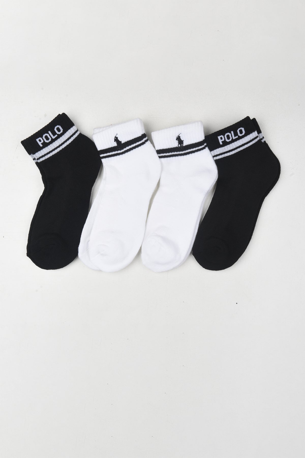 RL Low Profile Socks 4-Pairs