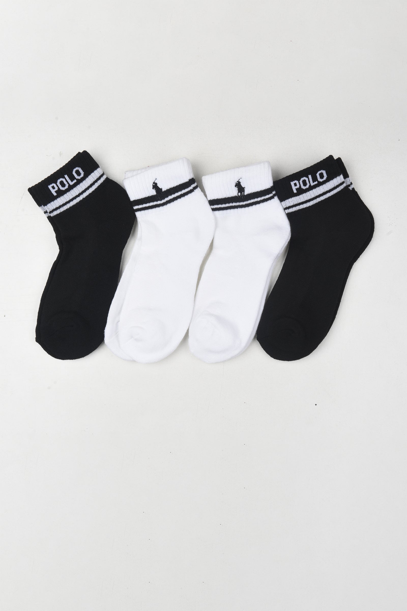 RL Low Profile Socks 4-Pairs