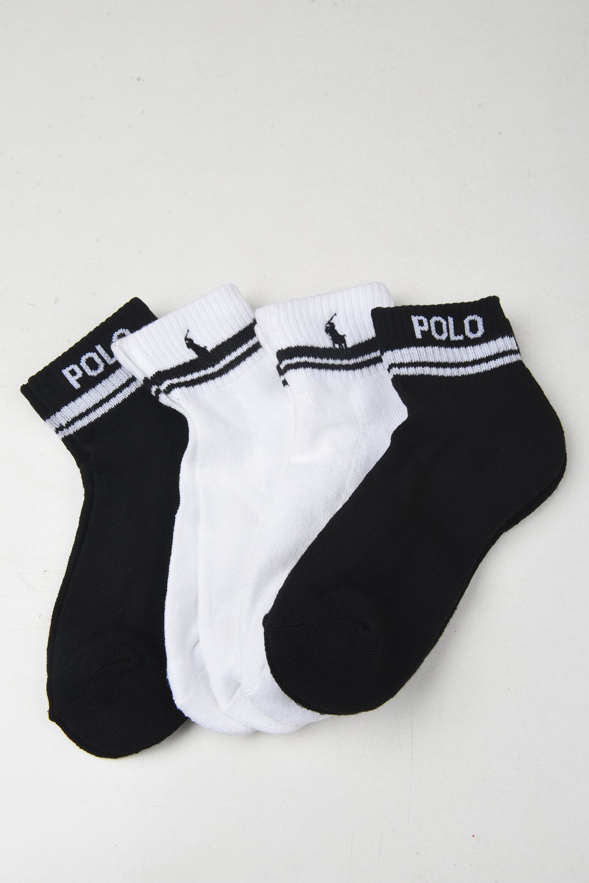 RL Low Profile Socks 4-Pairs
