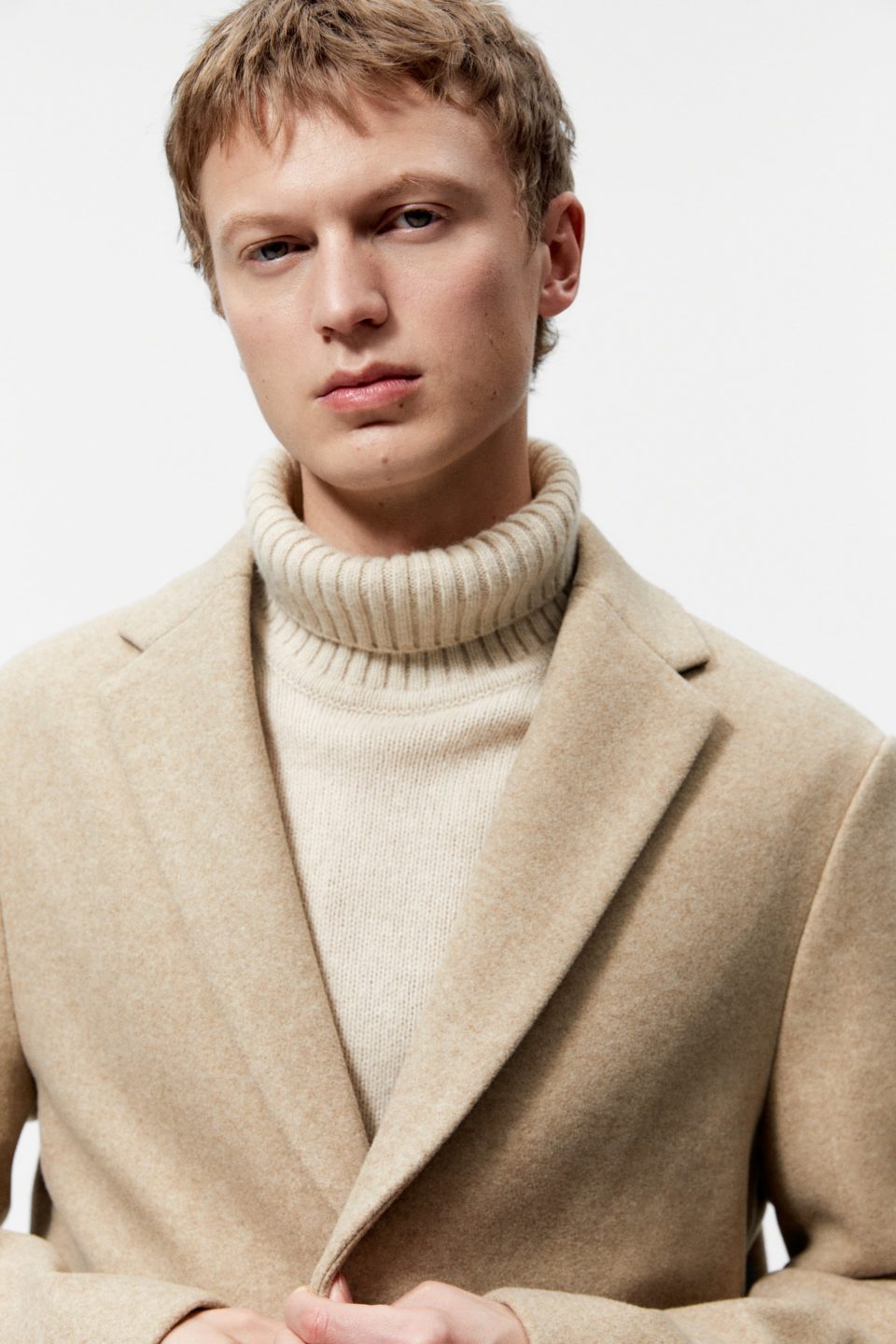 ZARA STRETCH LONG COAT