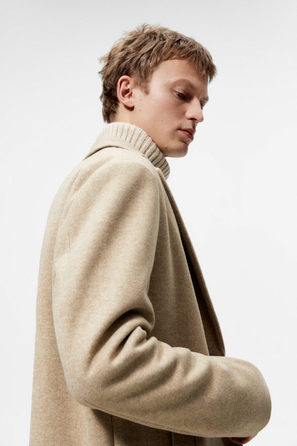 ZARA STRETCH LONG COAT